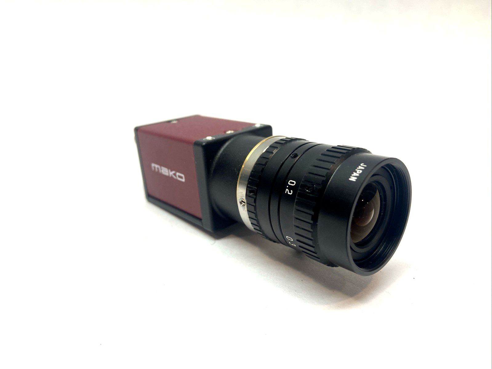 G-503B PoE | Allied Vision Mako Industrial Machine Camera w/ TV Lens 8mm 1:1.3 - Used - Maverick Industrial Sales