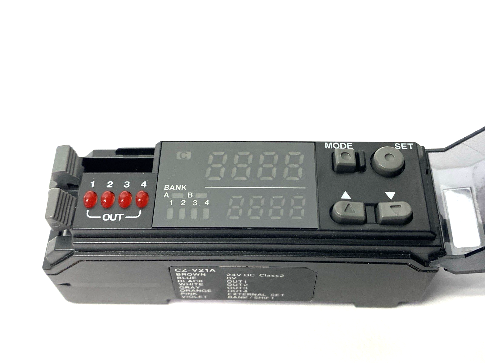 Keyence CZ-V21A RGB Digital Sensor Amplifier Unit, NPN CUT LEADS - Maverick Industrial Sales