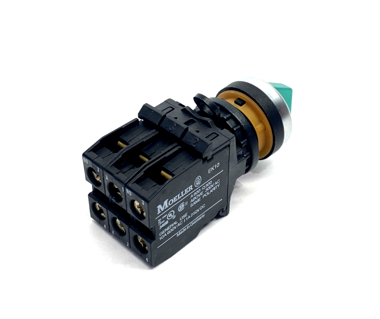 Moeller S-5225-240 3-Pos. Selector Switch Kit, Green RLWK3R2-GN/K20/EF3/GL130 - Maverick Industrial Sales