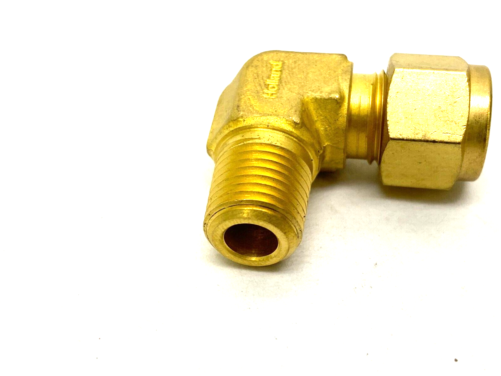 Swagelok B-600-2-4 Brass Elbow Compression Fitting 3/8" Tube 1/4" NPT Thread - Maverick Industrial Sales