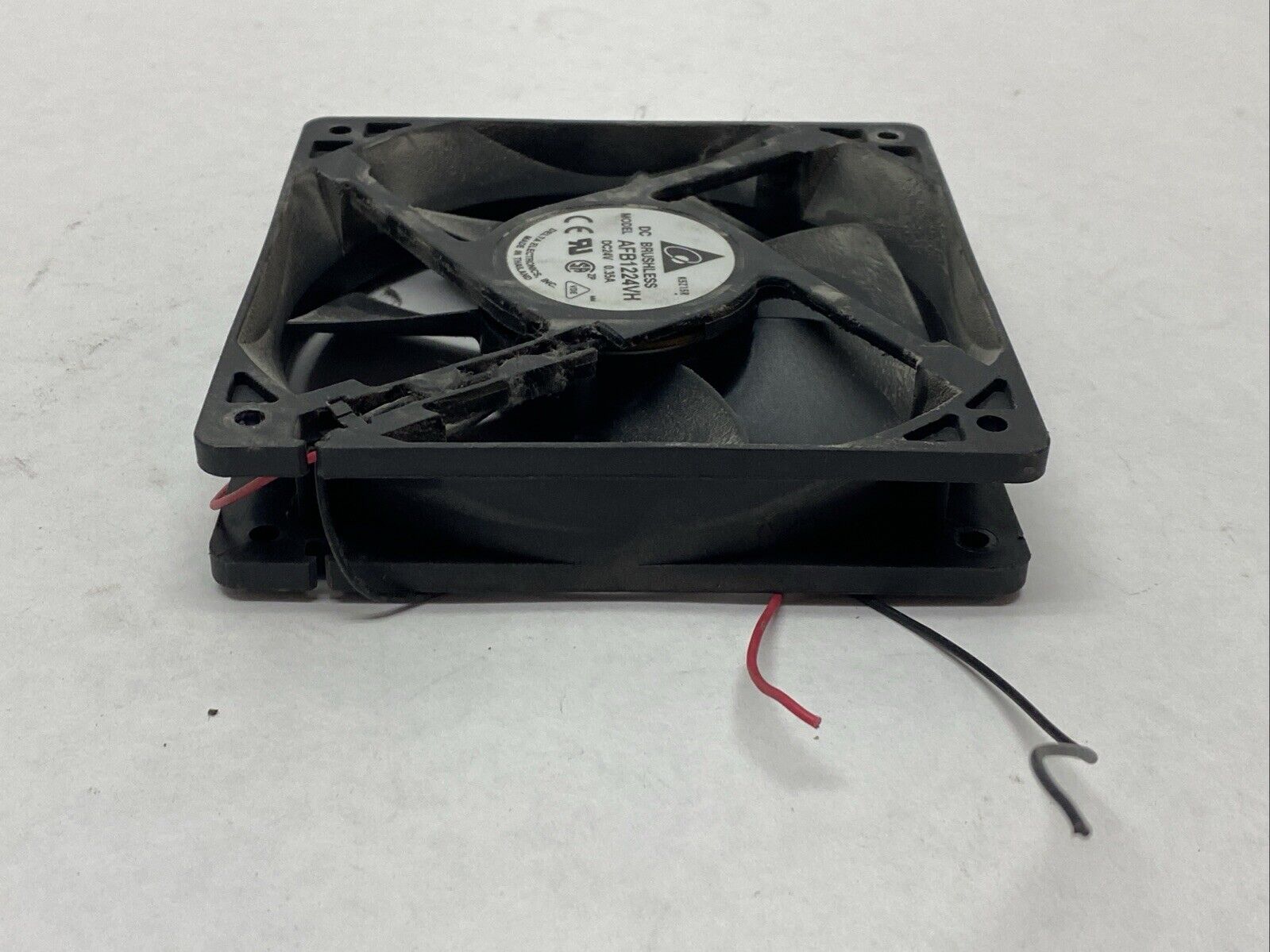 Delta AFB1224VH DC Brushless Axial Fan 3100RPM 0.35A 24VDC - Used - Maverick Industrial Sales