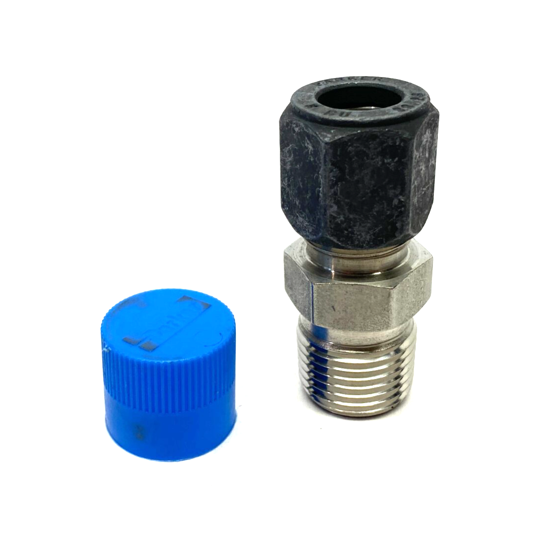 Parker 8-8 FBZ-SS Single Ferrule CPI Compression Fitting 1/2" Tube 1/2" MNPT - Maverick Industrial Sales