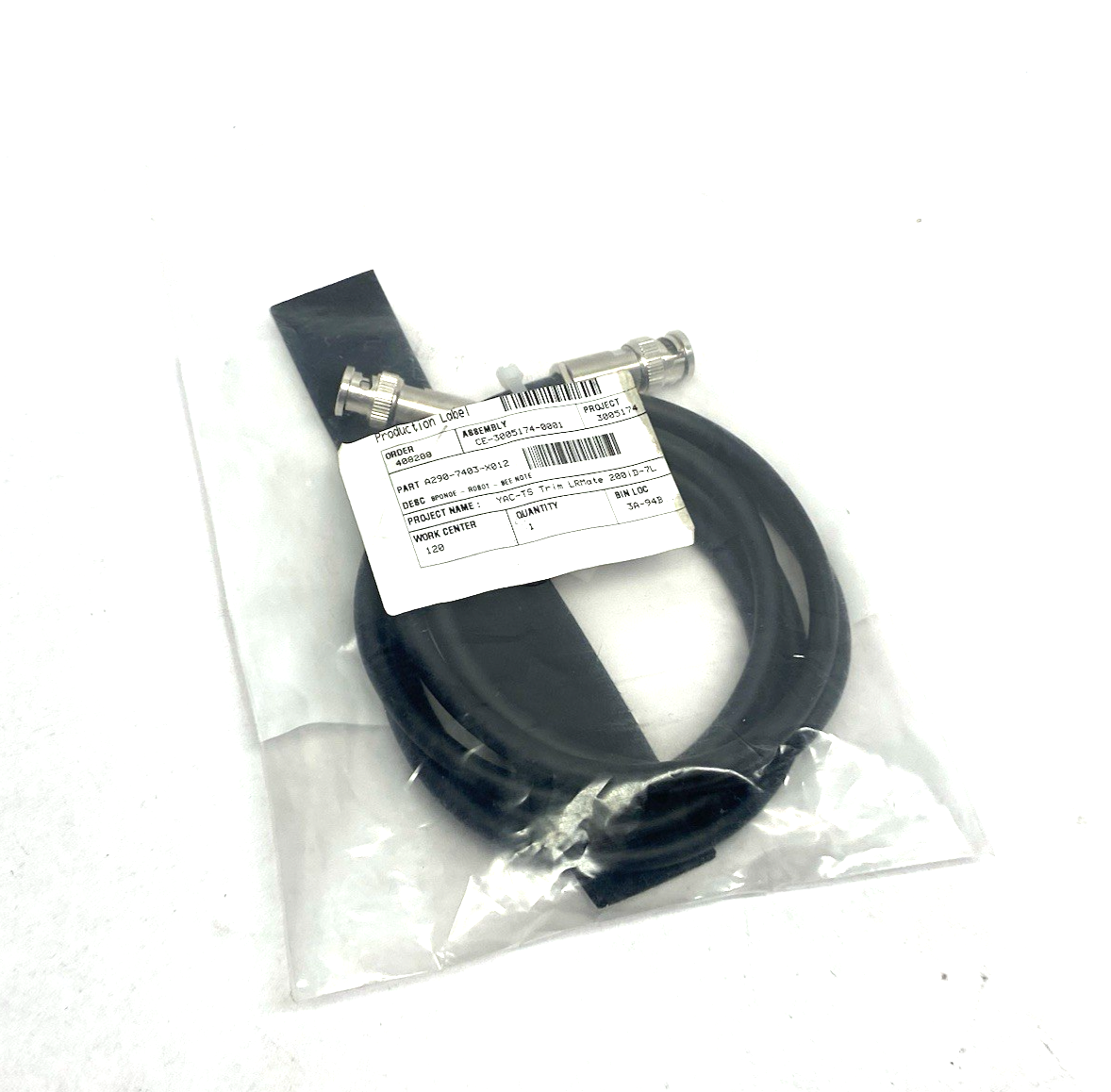 Fanuc 2008-T426 Coaxial Cable Assembly w/ Robot Sponge Kit - Maverick Industrial Sales
