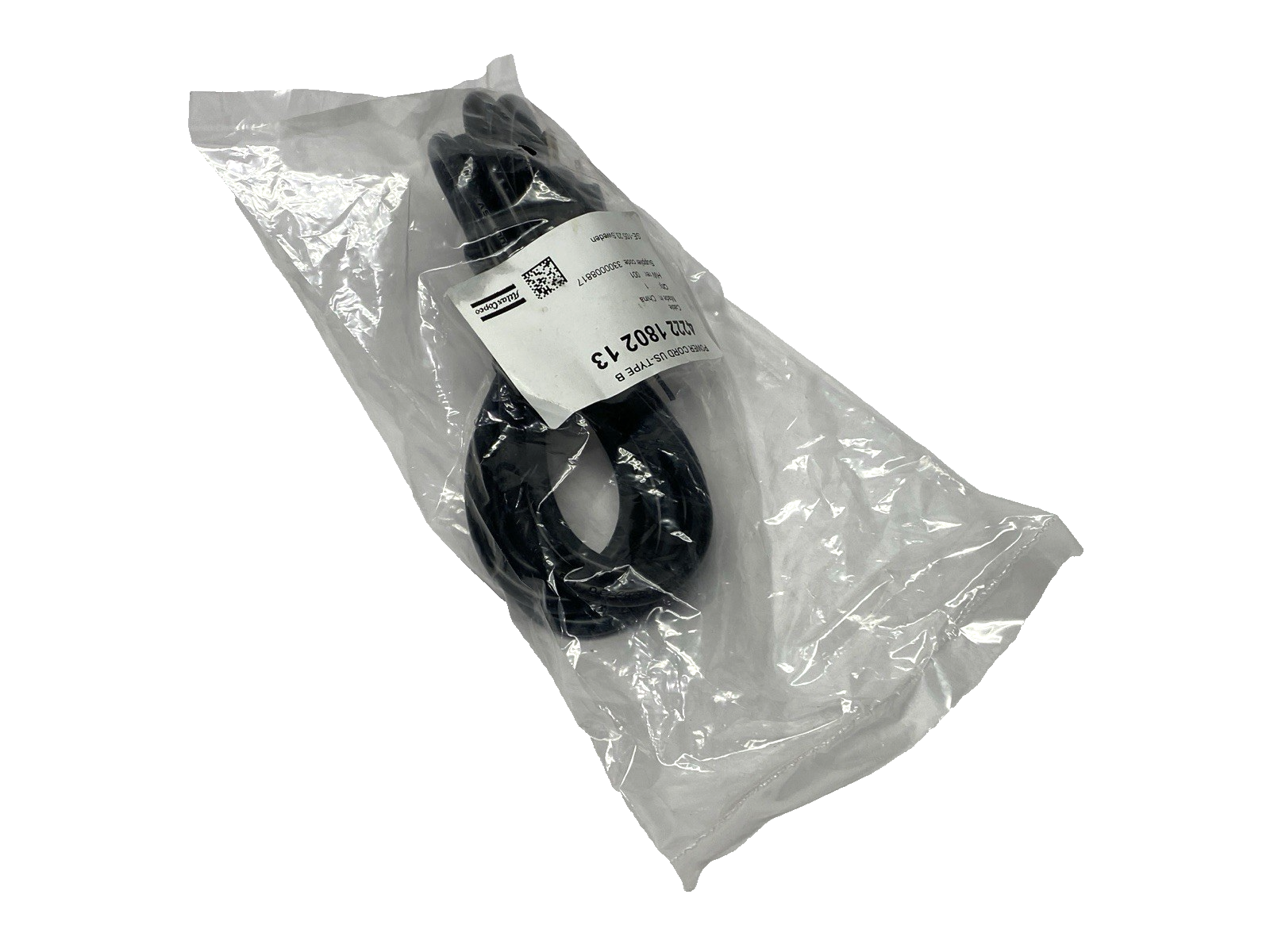 Atlas Copco 4222 1802 13 Power Cord US-Type B - Maverick Industrial Sales