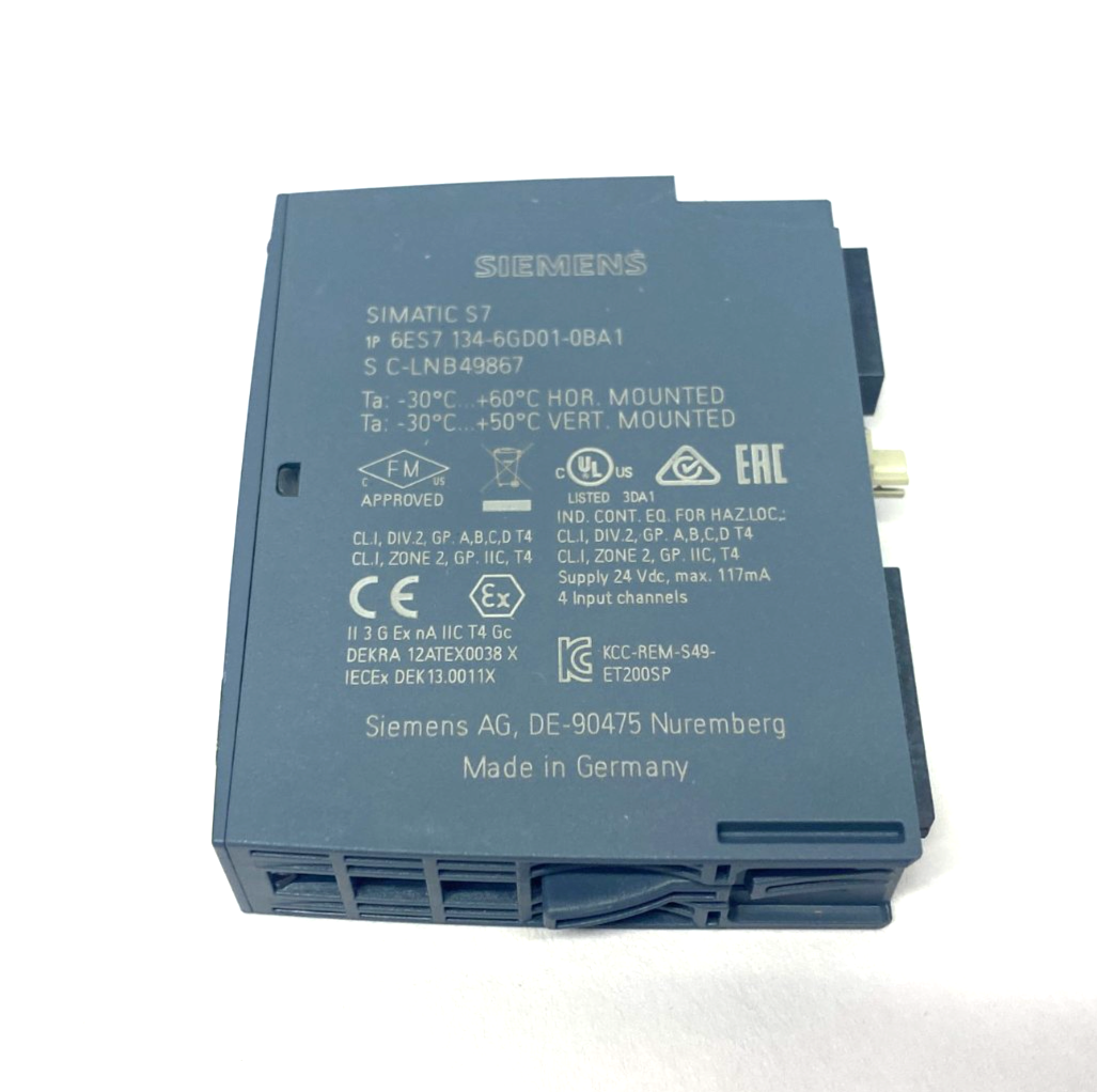 Siemens 6ES7 134-6GD01-0BA1 SIMATIC ET 200SP Analog Input Module AI 4xI - Maverick Industrial Sales