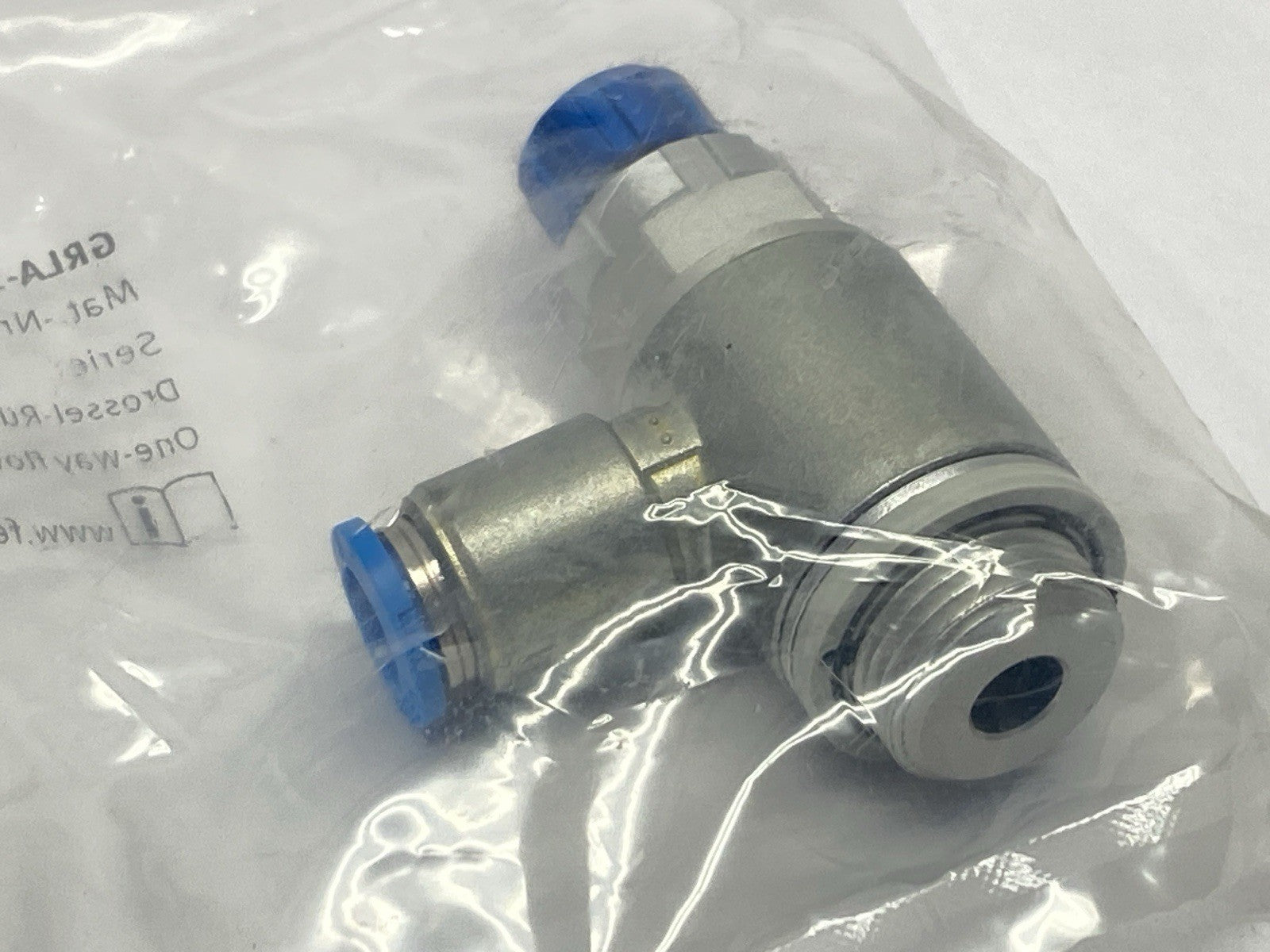 Festo GRLA-3/8-QS-8-RS-D One Way Flow Control Valve QS-8 534342 - Maverick Industrial Sales