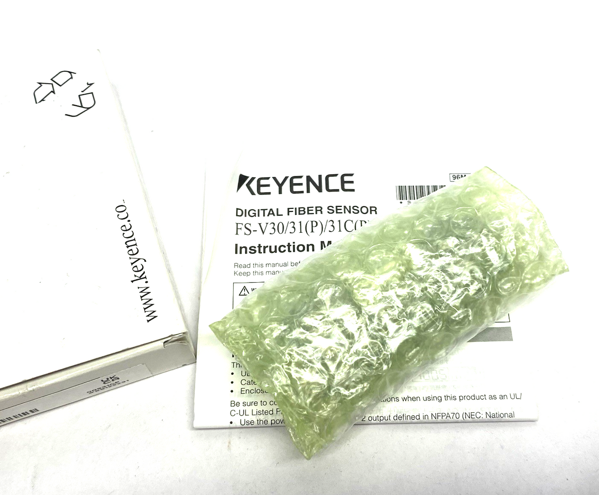 FS-V31CP | Keyence Digital Fiber Optic Amplifier Main Unit, M8 Connector Type - New – Open box - Maverick Industrial Sales
