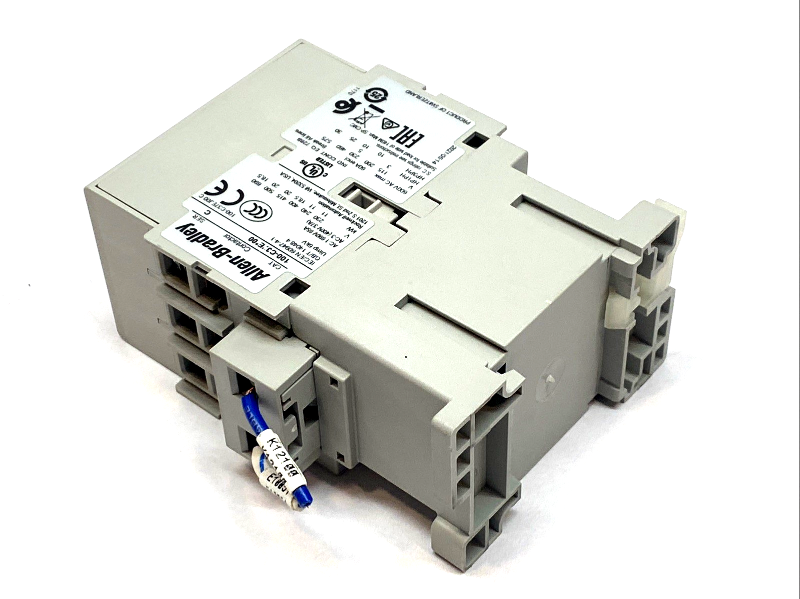 100-C37EA00 | Allen Bradley IEC Contactor 37A 3-Pole 24VDC SER. C - Used - Maverick Industrial Sales