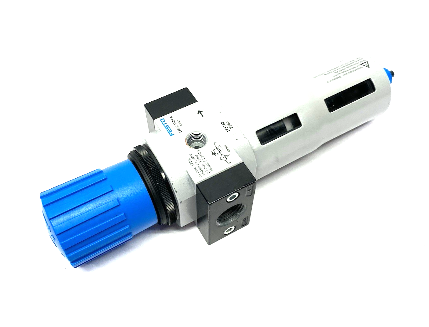 LFR-1/2-D-MIDI-A-NPT | Festo Filter Regulator 1/2" NPT, 40 µm Filter, 173789 - Used - Maverick Industrial Sales
