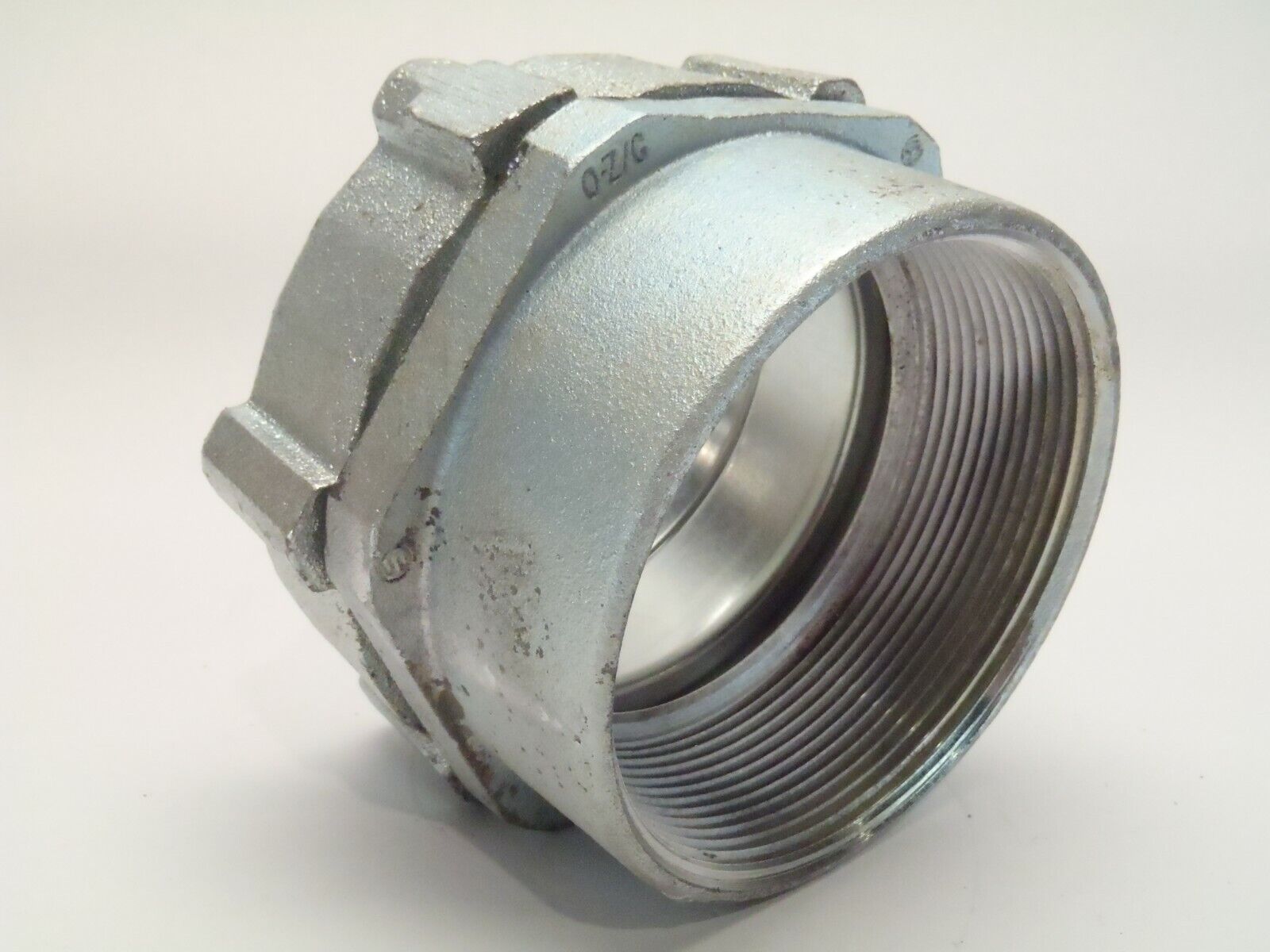 OZ Gedney 4Q-400FM Liquidtight Coupling Flex Metal to Rigid Conduit 4" Inch IMC - Maverick Industrial Sales