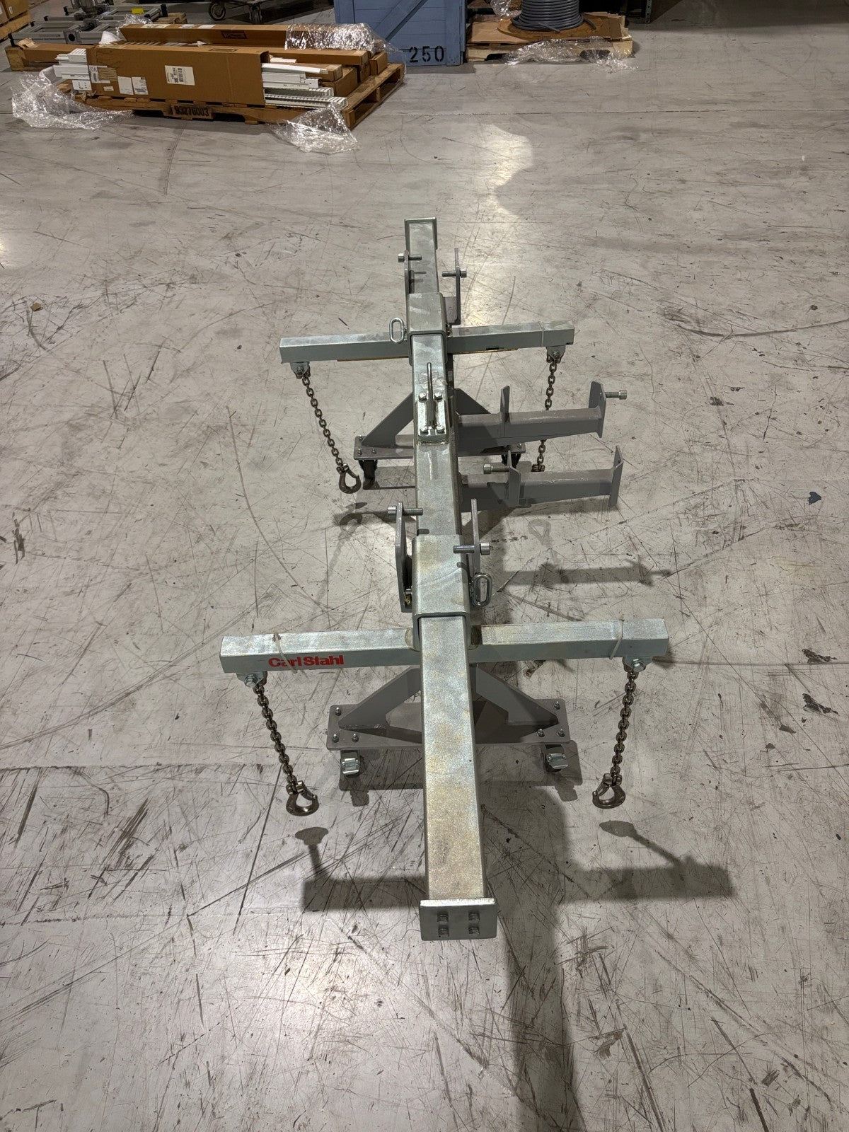 Rigging Adjustable Spreader Bar | Carl Stahl 8702S34 800Kg Adjustable Lifting Spreader Bar and Storage Cradle - Used - Maverick Industrial Sales