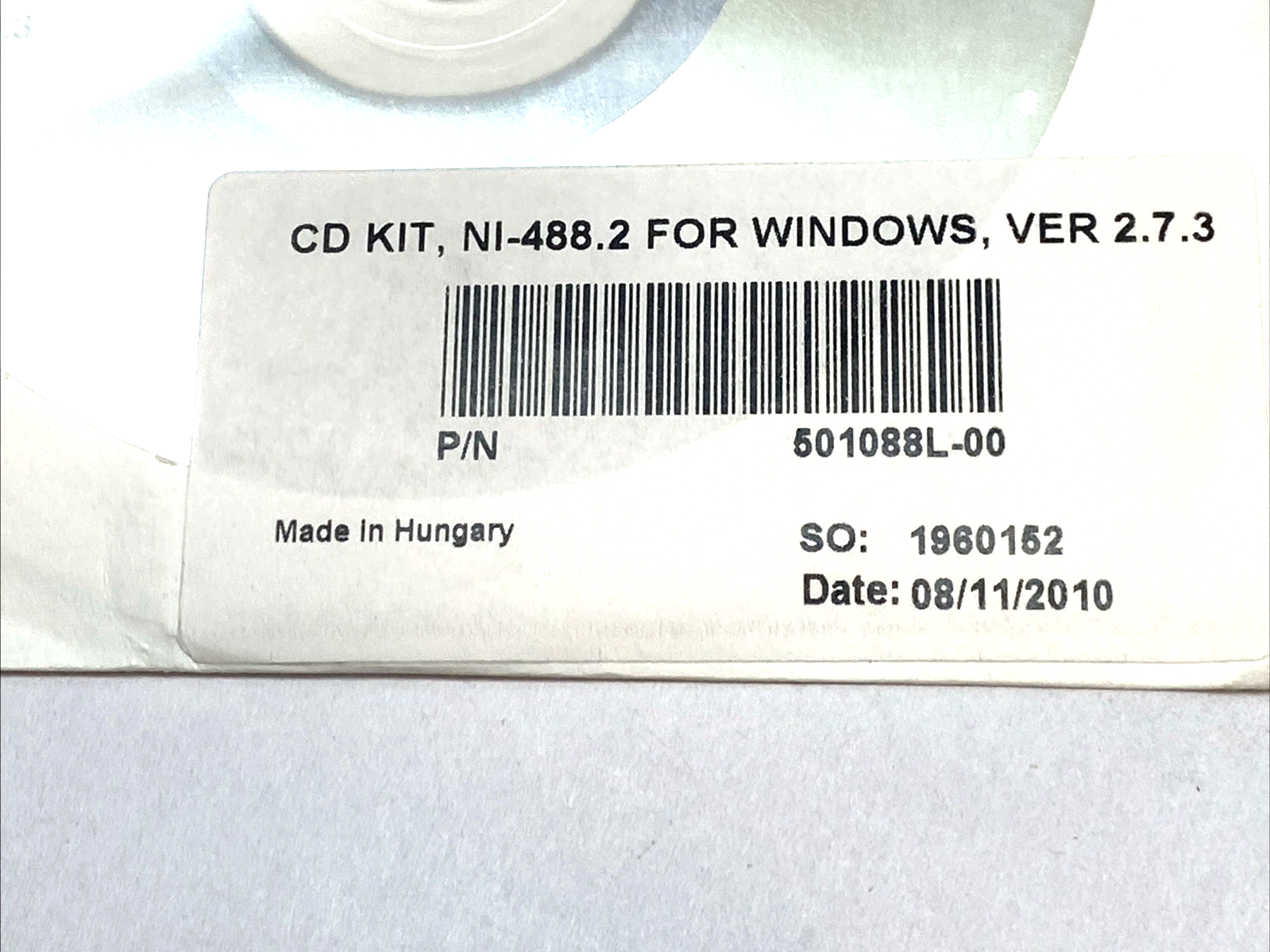National Instruments 501088L-00 VER. 2.7.3 CD Kit NI-488.2 - Maverick Industrial Sales