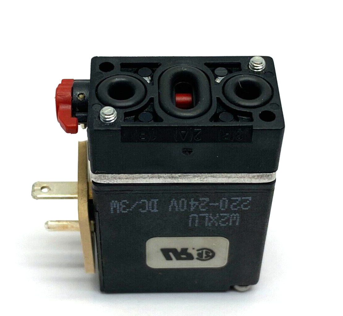 Bürkert W2XLU Solenoid Valve Plug-In 6106 C 3/64 FKM PL 145psi 220-240V 00462382 - Maverick Industrial Sales