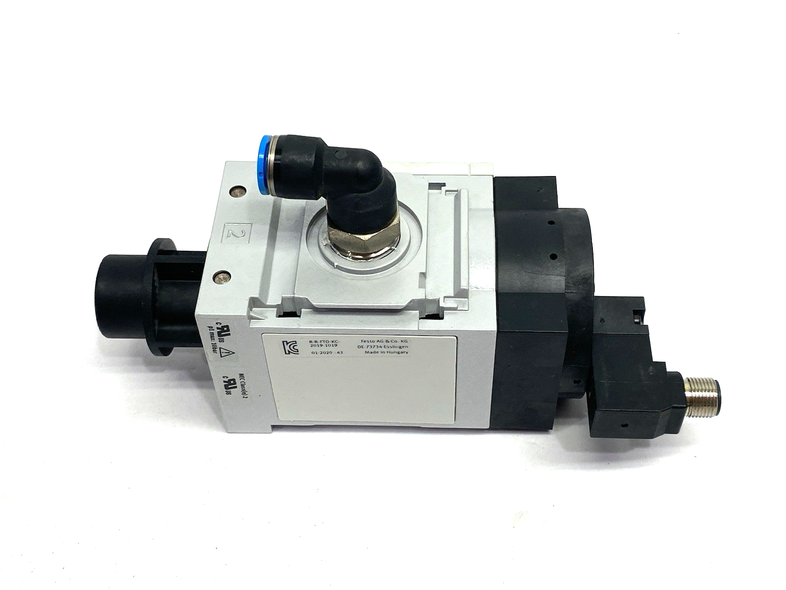 Festo MS6-EE-1/2-10V24P-S-AD7 On/Off Soft Start Valve, Built-In Switch 527682 - Maverick Industrial Sales