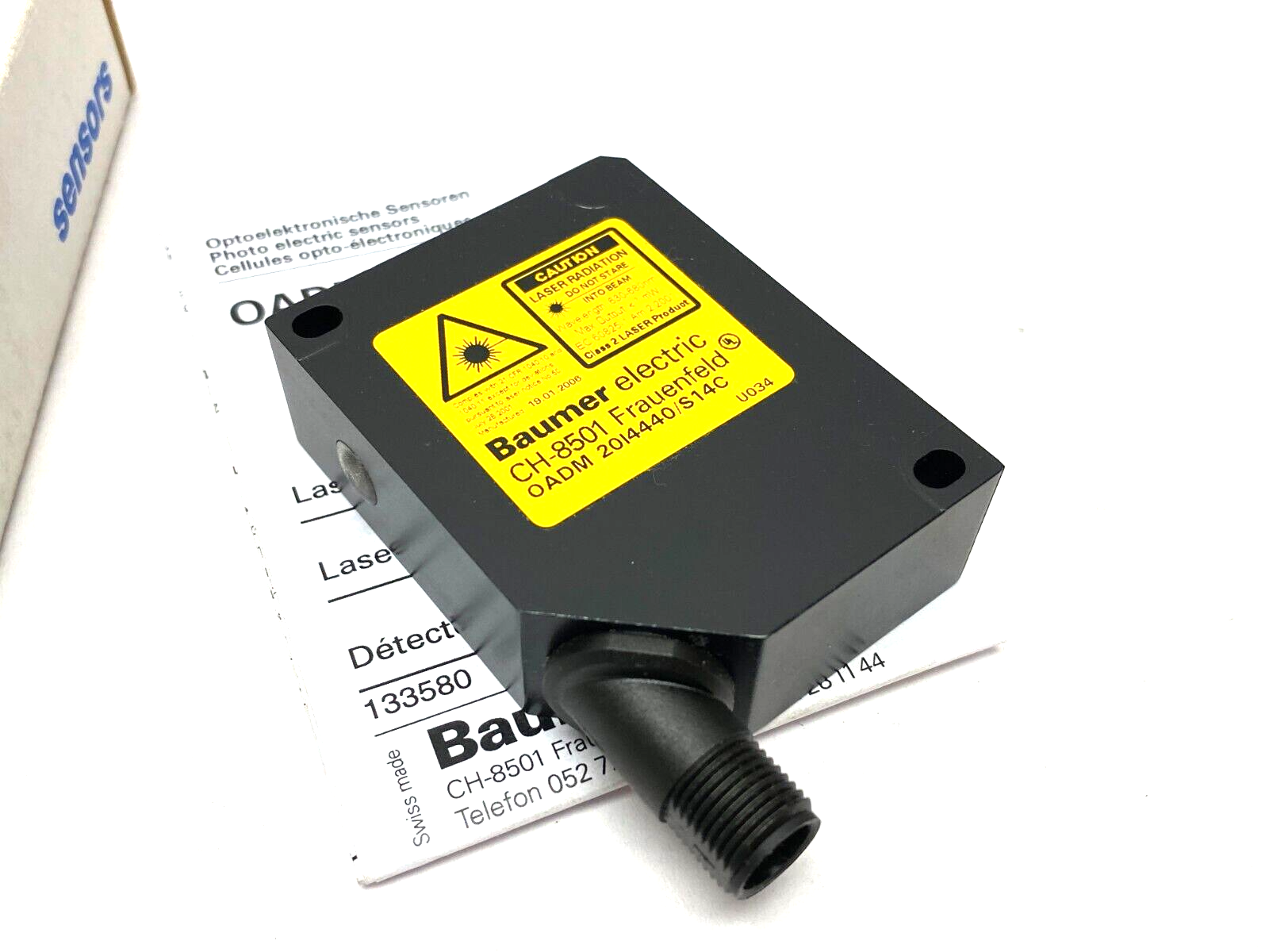 Baumer OADM 20I4440/S14C Teach-In: Button Distance Sensor 30~70mm 11077730 - Maverick Industrial Sales