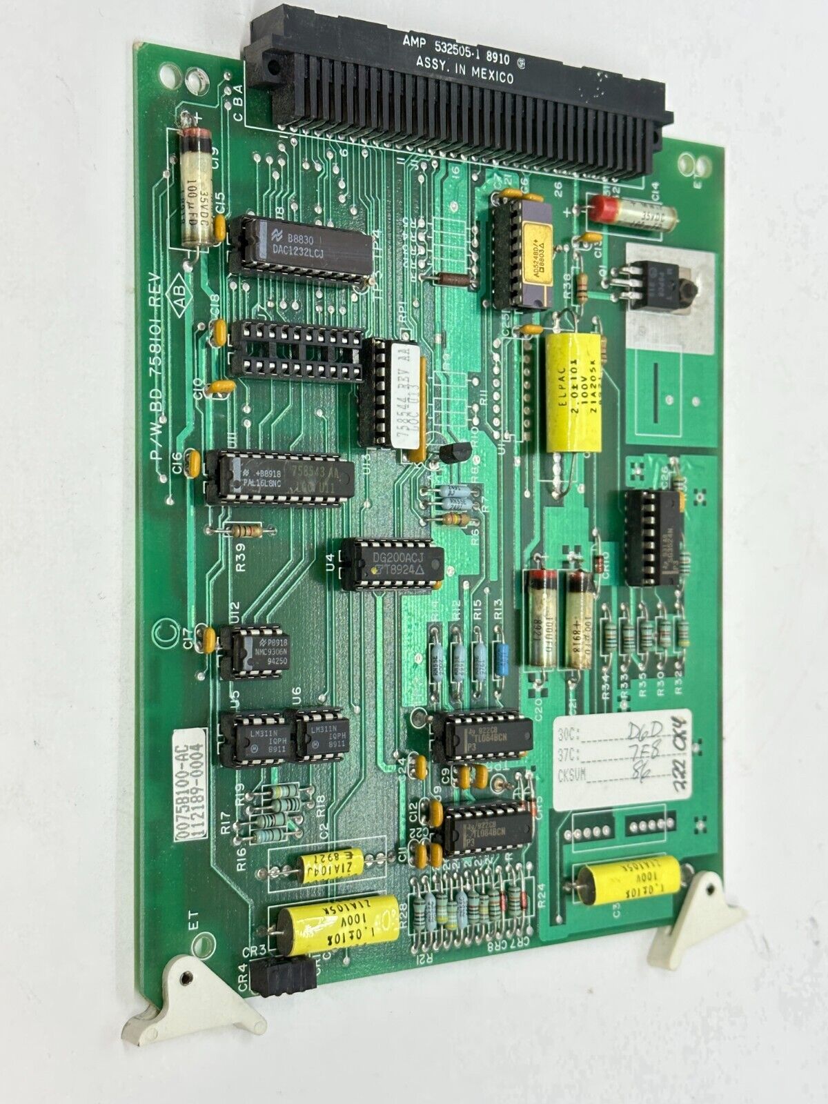 00758100-AC Power Board 758101 Revision AB - Maverick Industrial Sales