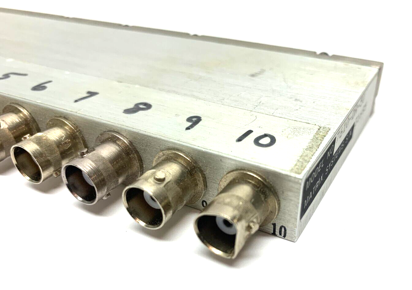 Matrix Systems 7610-DR-50-12V Coaxial Relay Module 7000 Series BENT CONNECTOR 10 - Maverick Industrial Sales