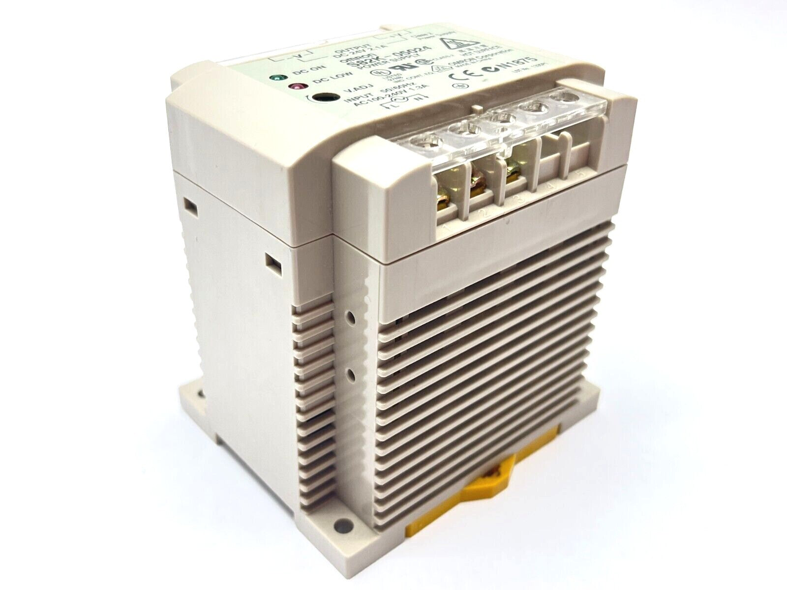 Omron S82K-05024 Power Supply 1.3A/0.7A 50W 24VDC 100-240VAC - Used - Maverick Industrial Sales