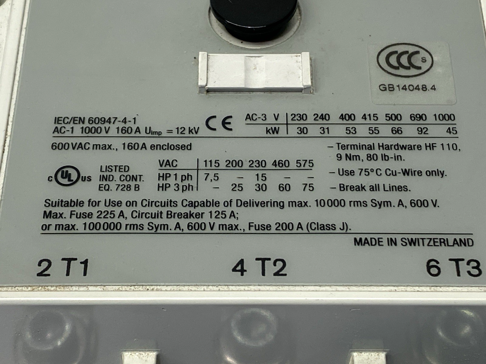 Allen Bradley 100-D95 IEC Contactor 600V - Maverick Industrial Sales
