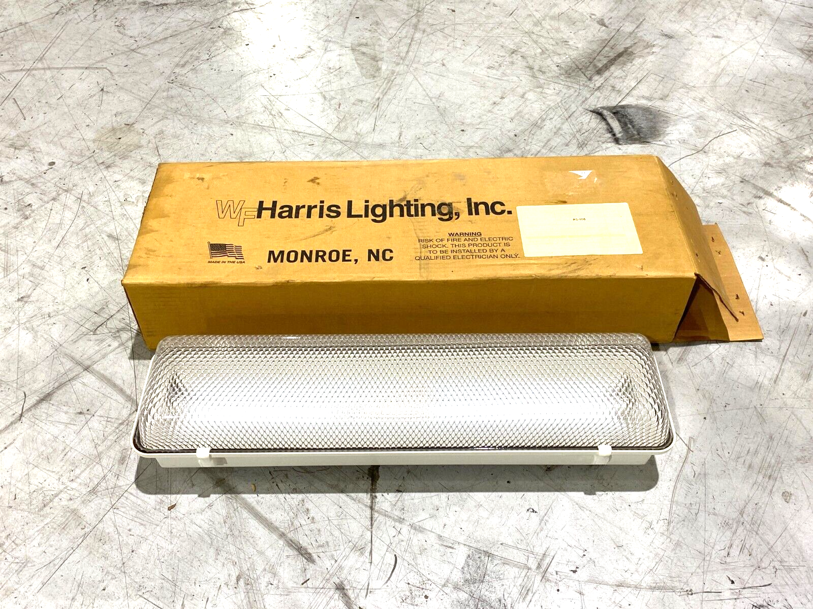 WF Harris Lighting RS-100 Facility Lighting Unit Clear Prism 120-277V - Maverick Industrial Sales