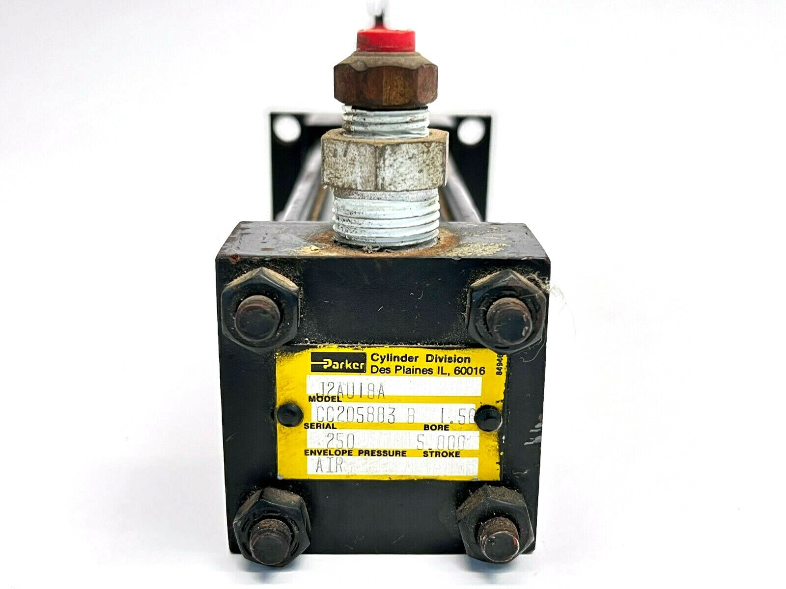 Parker 1.50 J2AU18A5.00 Pneumatic Air Cylinder 1 1/2" Bore 5" Stroke - Maverick Industrial Sales