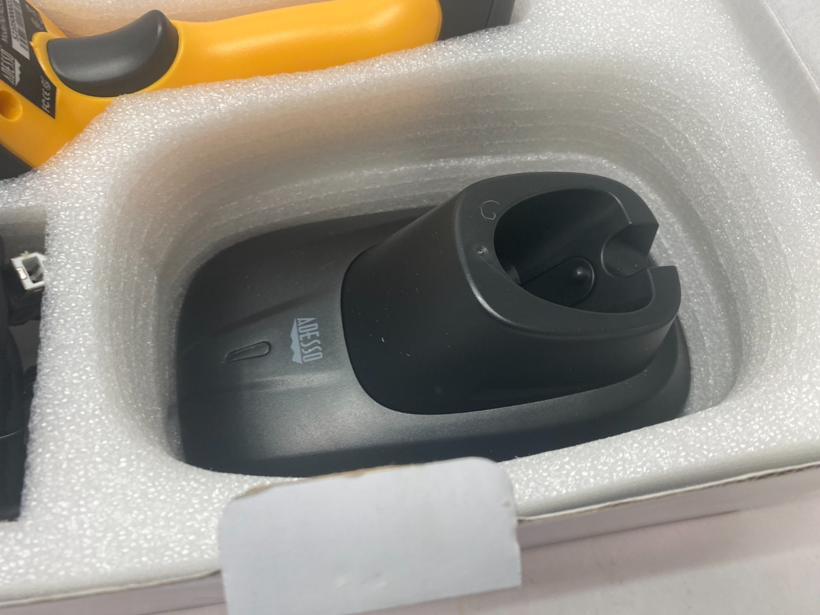 Adesso NuScan 5200TR Wireless Antimicrobial/Waterproof 2D Barcode Scanner 2.4GHz - Maverick Industrial Sales