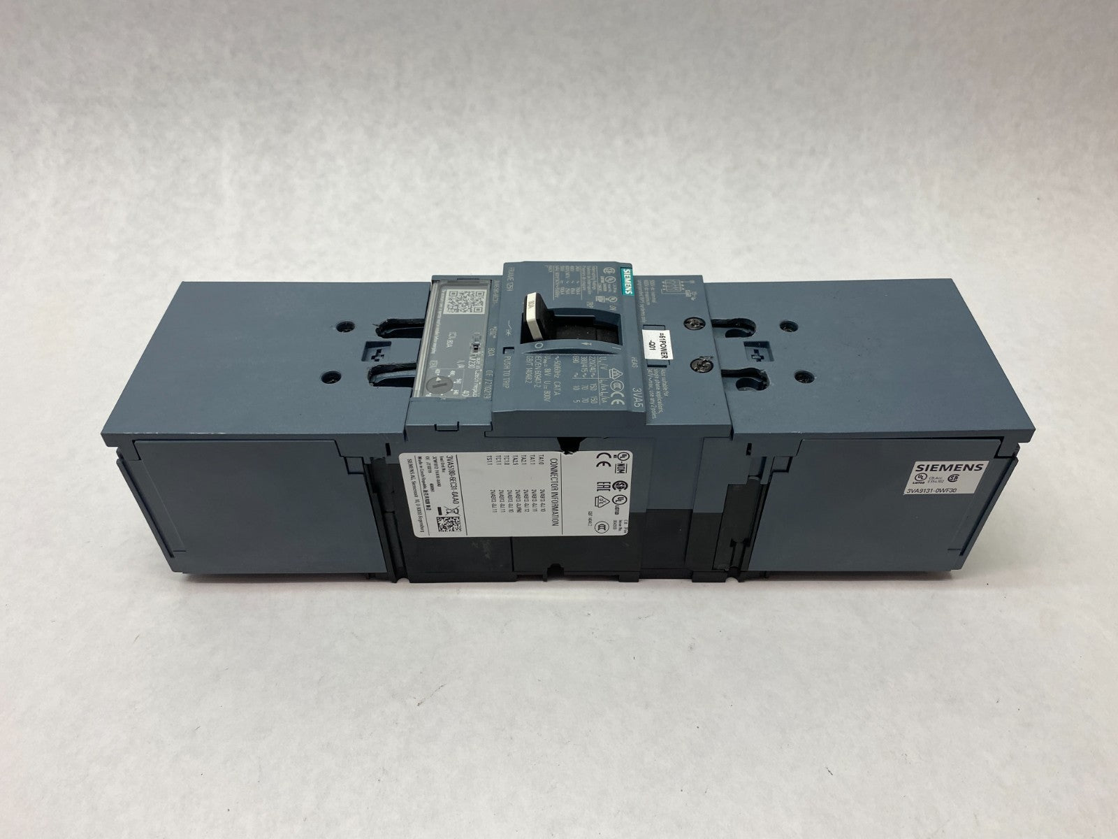 Siemens 3VA5180-6EC31-0AA0 Circuit Breaker 3-Pole 125 Breaking Capacity - Maverick Industrial Sales
