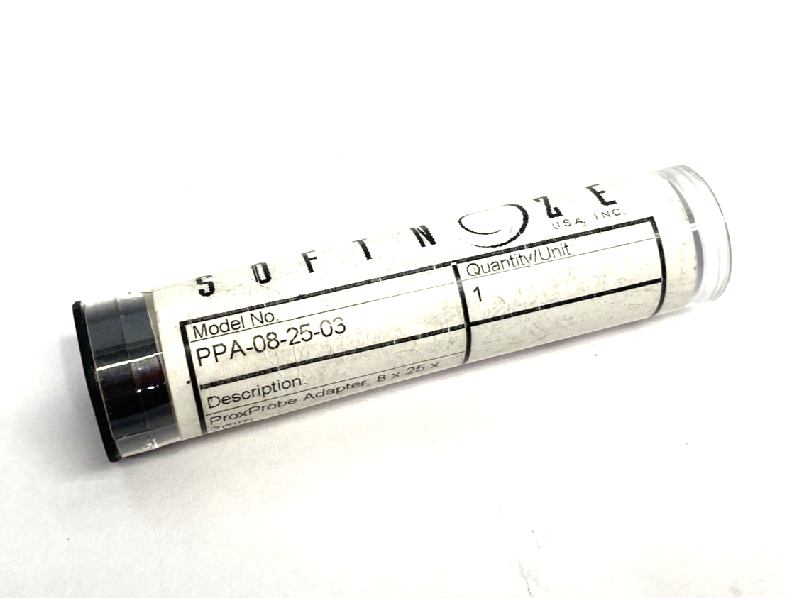 SoftNoze PPA-08-25-03 ProxProbe™ Adapter for M8x1 Sensor 8mm x 25mm x 3mm - Maverick Industrial Sales