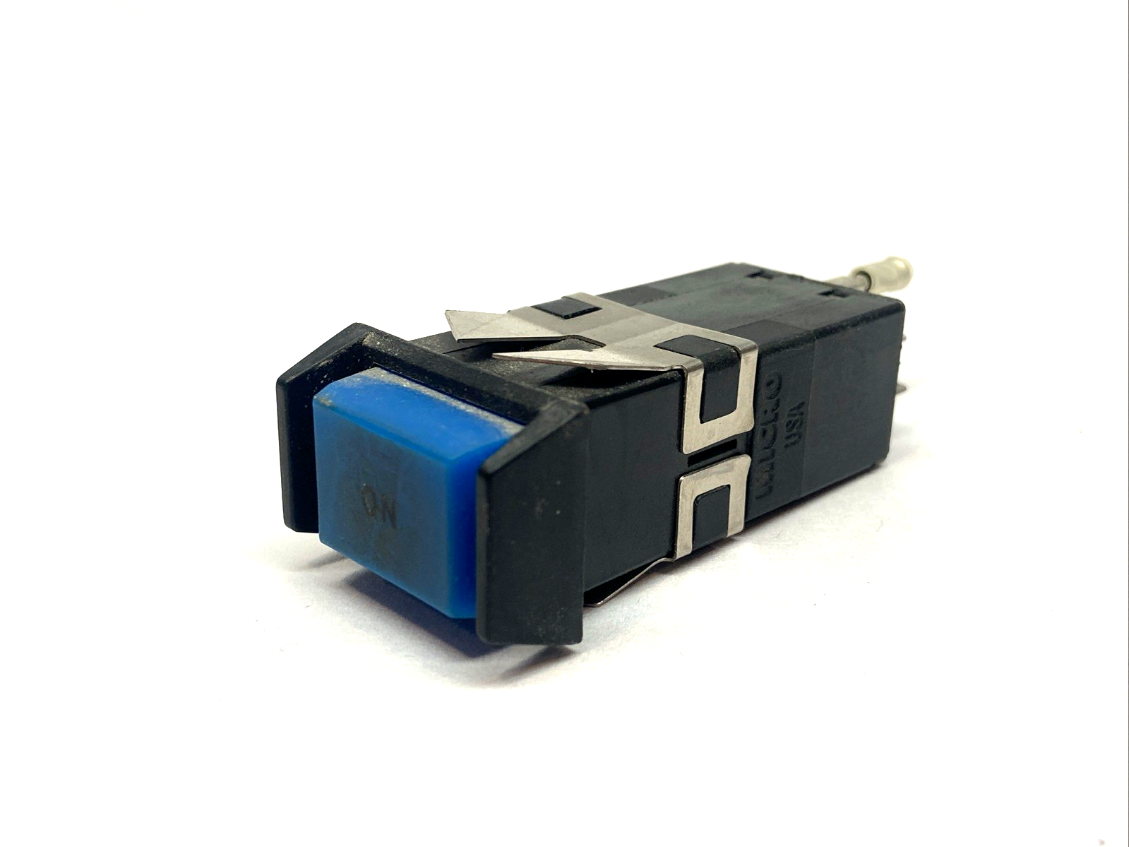 4A21BEA11 | Honeywell Micro Control Blue ON Pushbutton Switch - Used - Maverick Industrial Sales