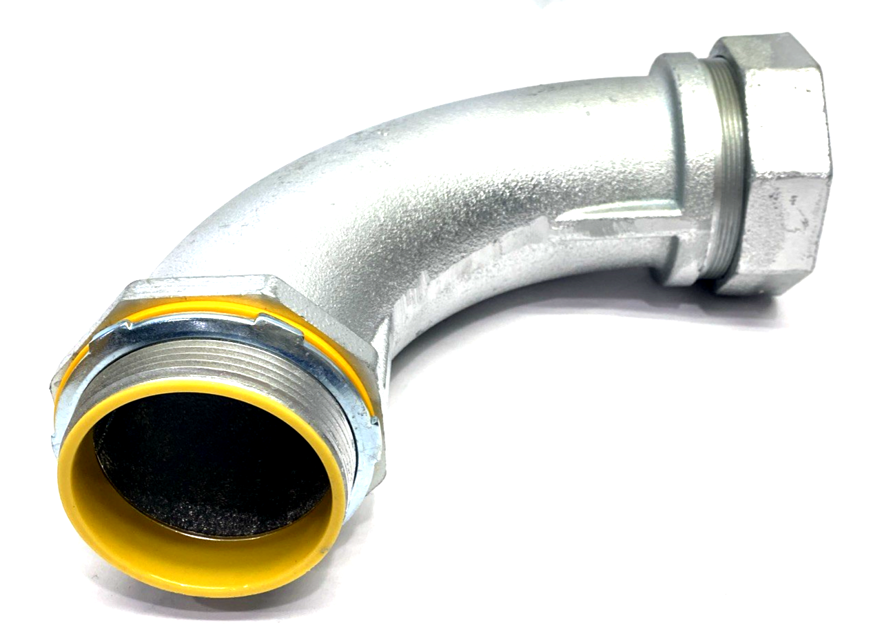 Eaton LTB30090 Liquidator Liquidtight Connector, FMC, 90 Deg, Insulated, 3" - Maverick Industrial Sales