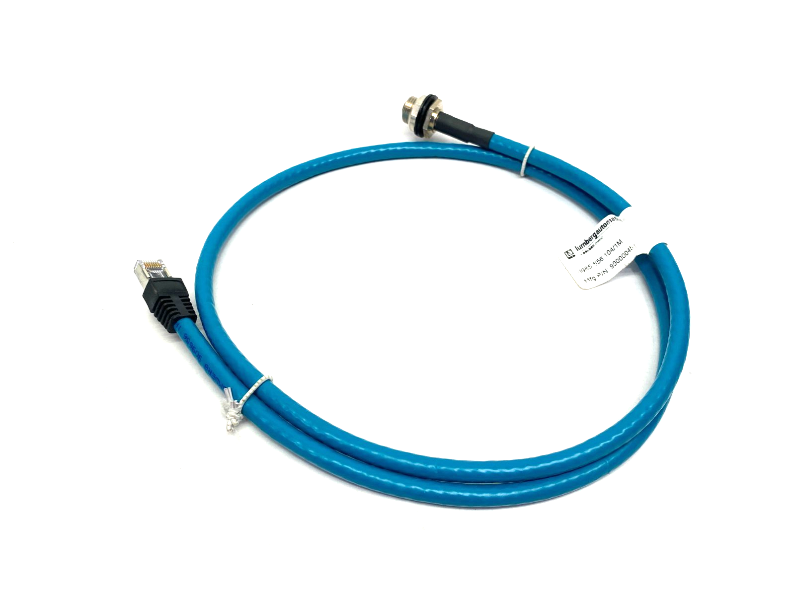Lumberg 0985 656 104/1M Ethernet Cordset M12 8-Pin to RJ45 900000451 - Maverick Industrial Sales