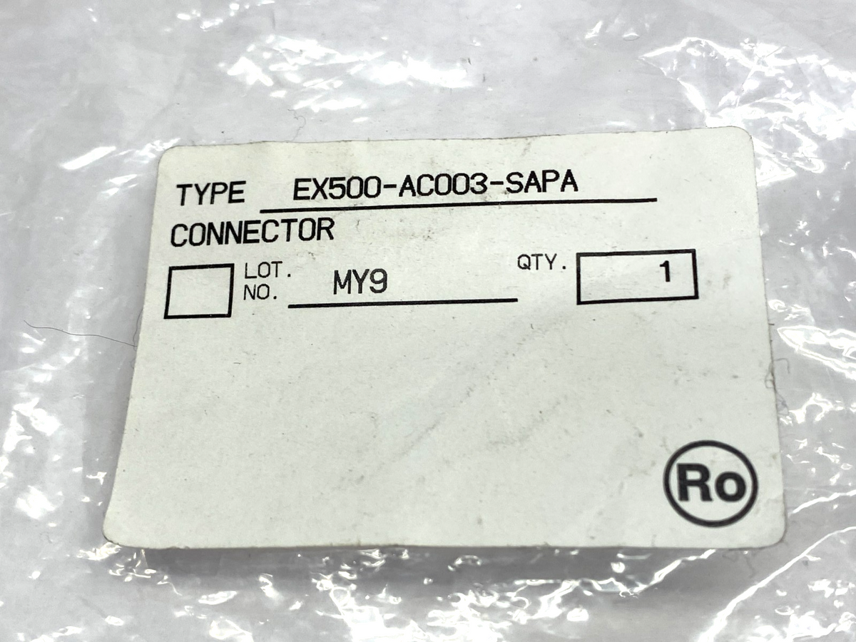 EX500-AC003-SAPA | SMC Interconnect Branch Cable 8-Pin M12 0.3m - New – Open box - Maverick Industrial Sales