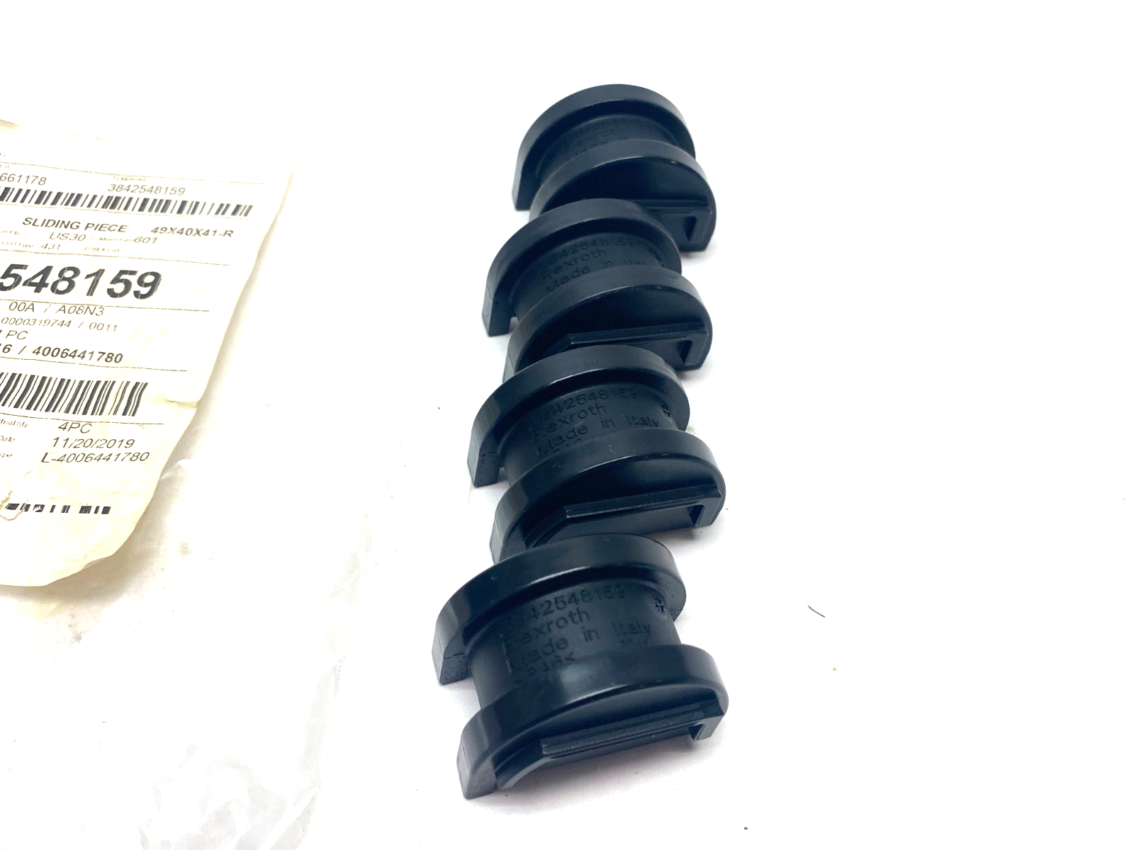 Bosch Rexroth 3842548159 Sliding Piece 49X40X41-R LOT OF 4 - Maverick Industrial Sales