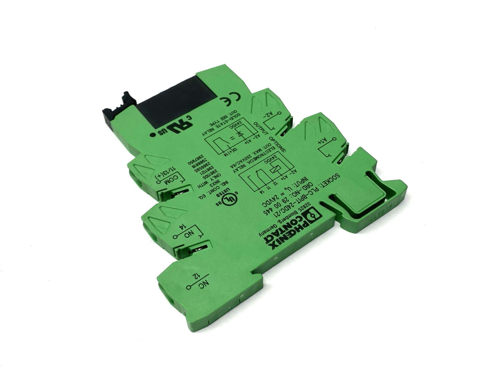 PLC-BPIT-24DC/21 | Phoenix Contact Relay Base 2900445 w/ 2966618 Contact - New Other - Maverick Industrial Sales