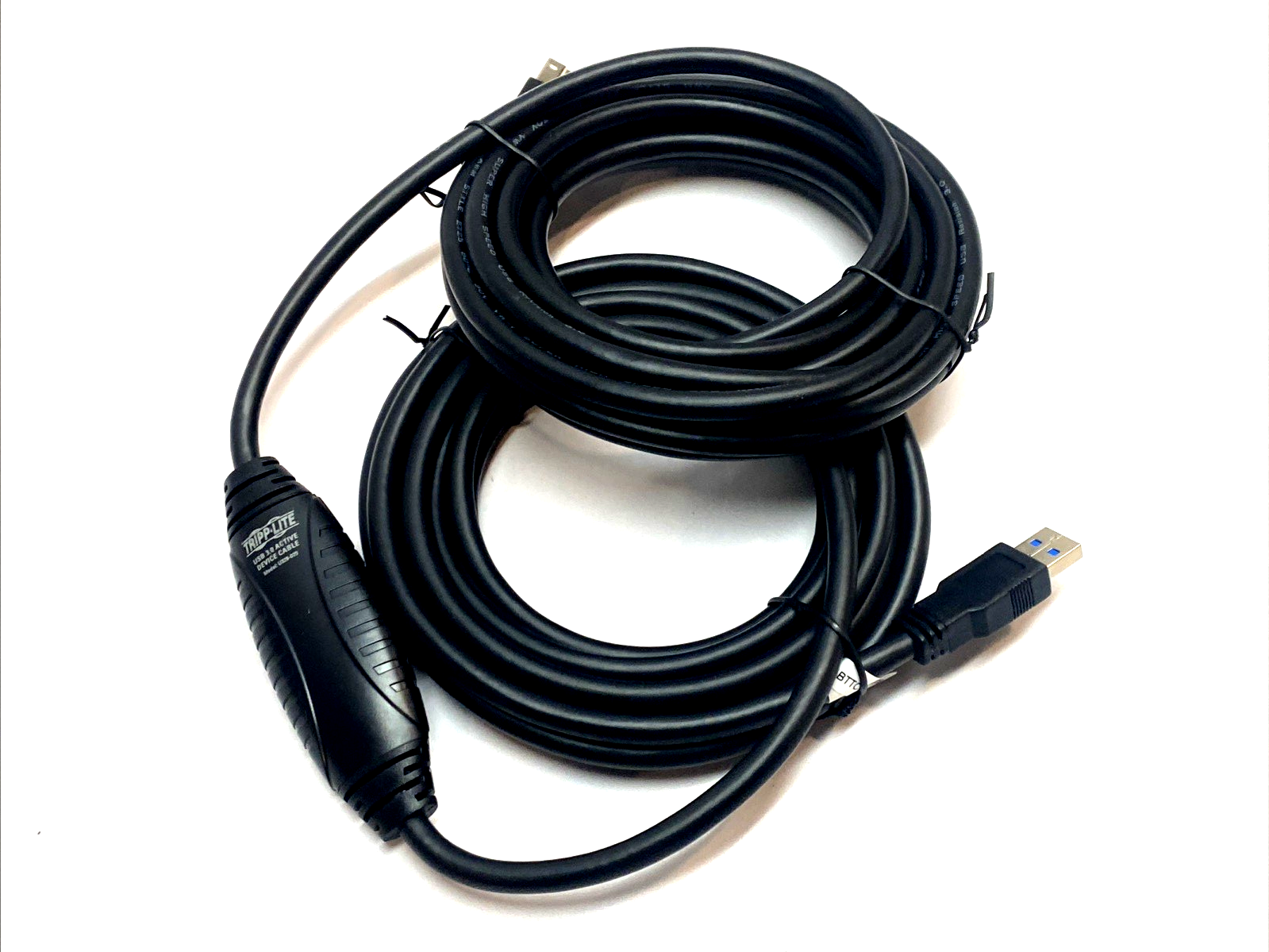 U328-025 | Tripp Lite USB 3.0 SuperSpeed Active Repeater 25ft Cable A/B - New – Open box - Maverick Industrial Sales