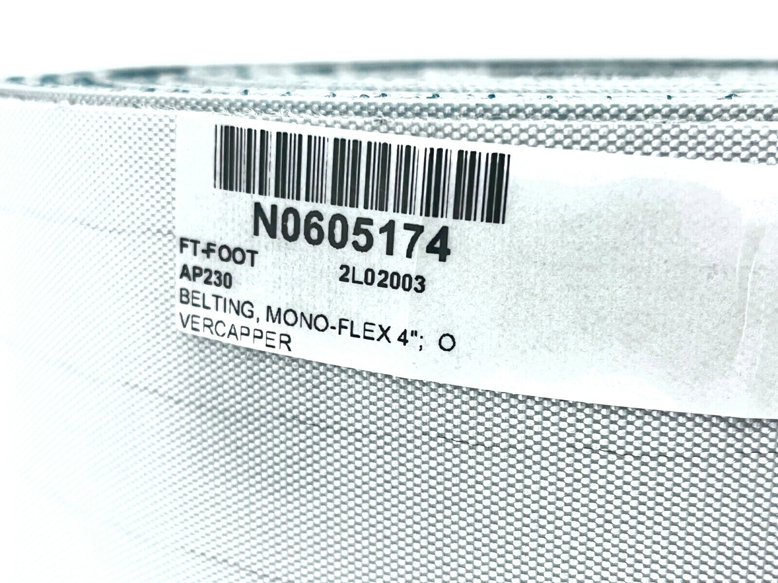 Sparks Belting GP 230 Mono Flex Conveyor Belt 4" x 25' 03-377 - Maverick Industrial Sales