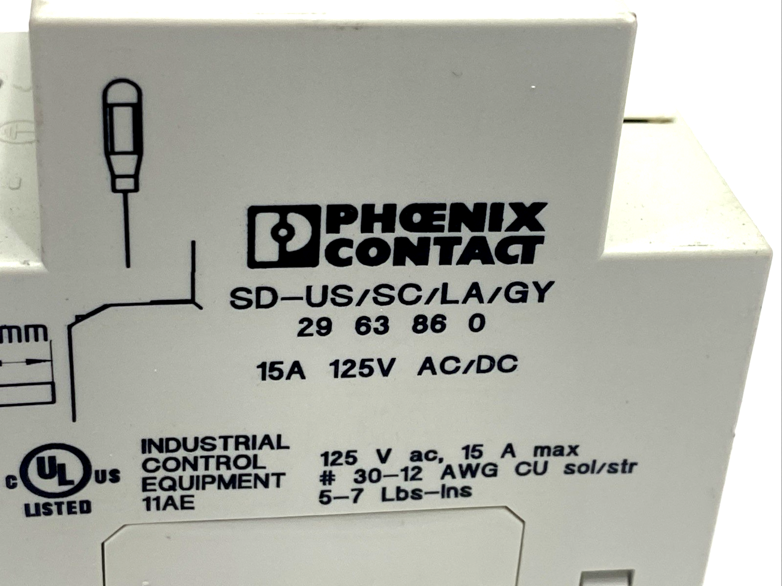 SD-US/SC/LA/GY | Phoenix Contact Socket 2963860 - Used - Maverick Industrial Sales