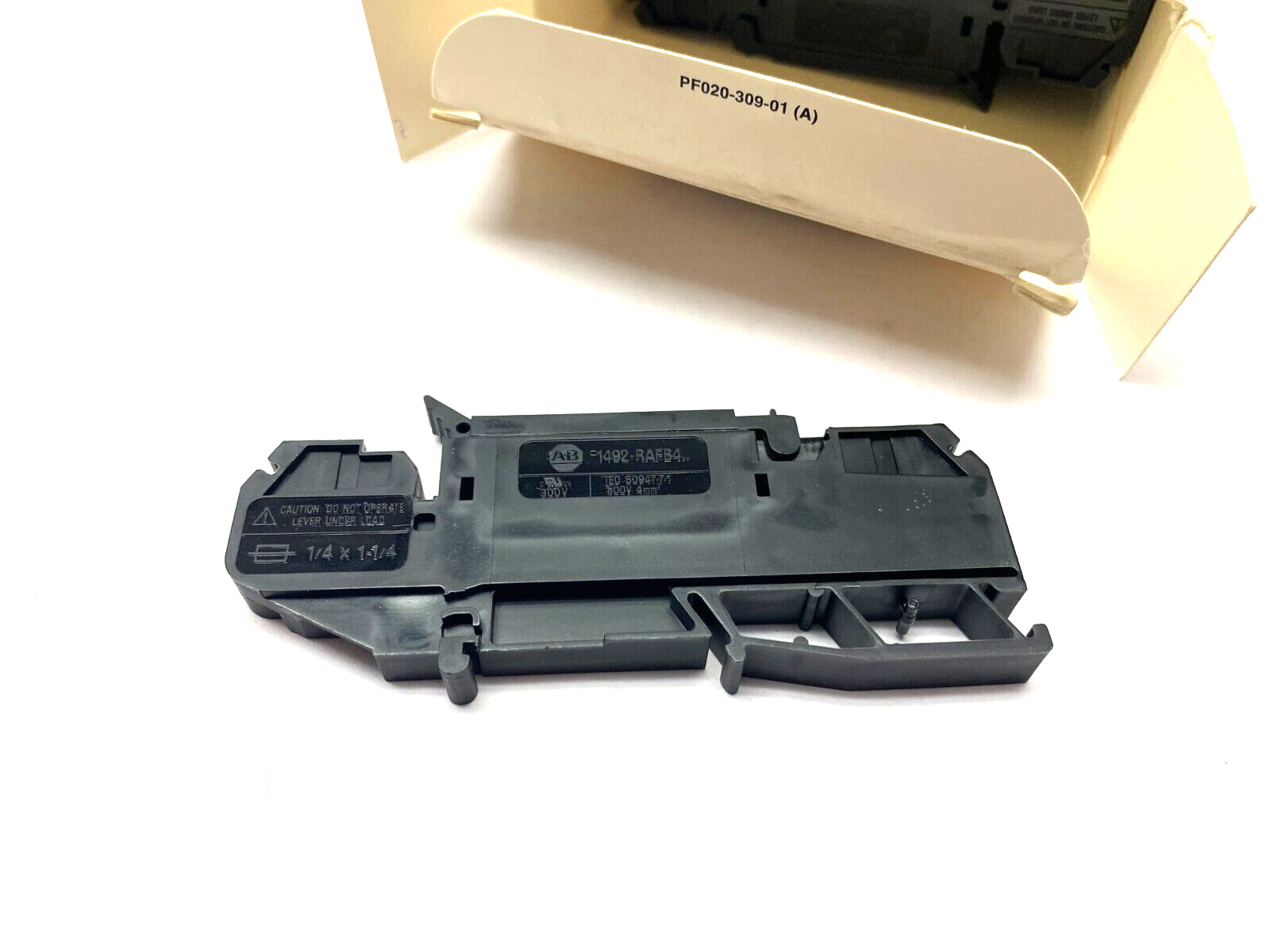 Allen Bradley 1492-RAFB4 Ser. A Fuse Holding Terminal Block Black BOX OF 23 - Maverick Industrial Sales