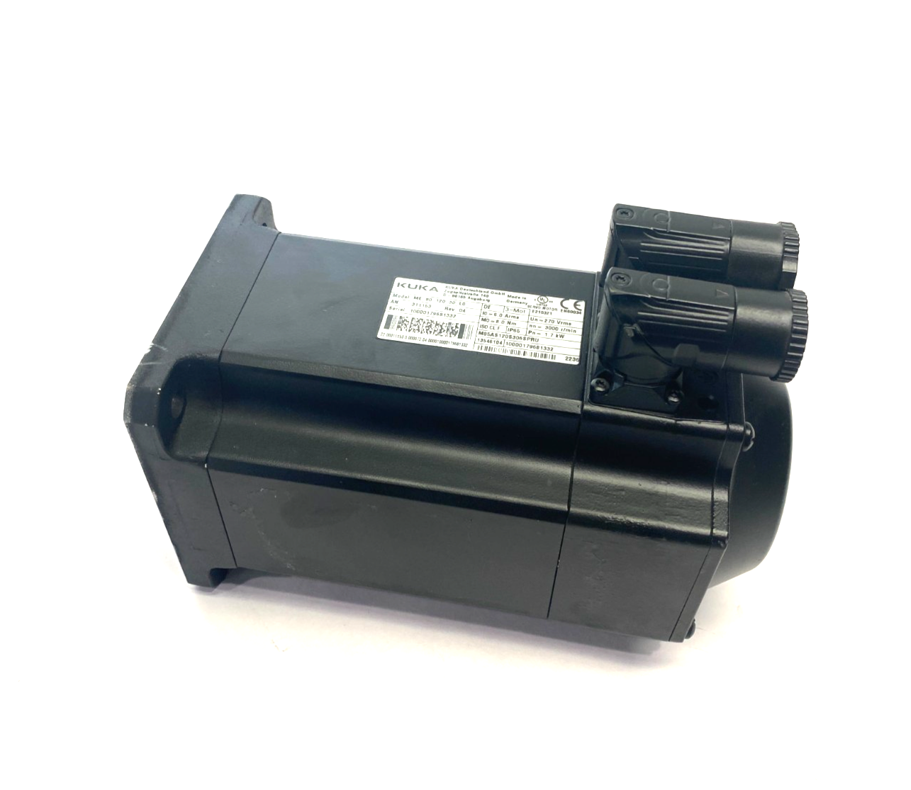 Kuka 311153 3-Phase Servo Motor ME_80_120_30_L0 - Maverick Industrial Sales