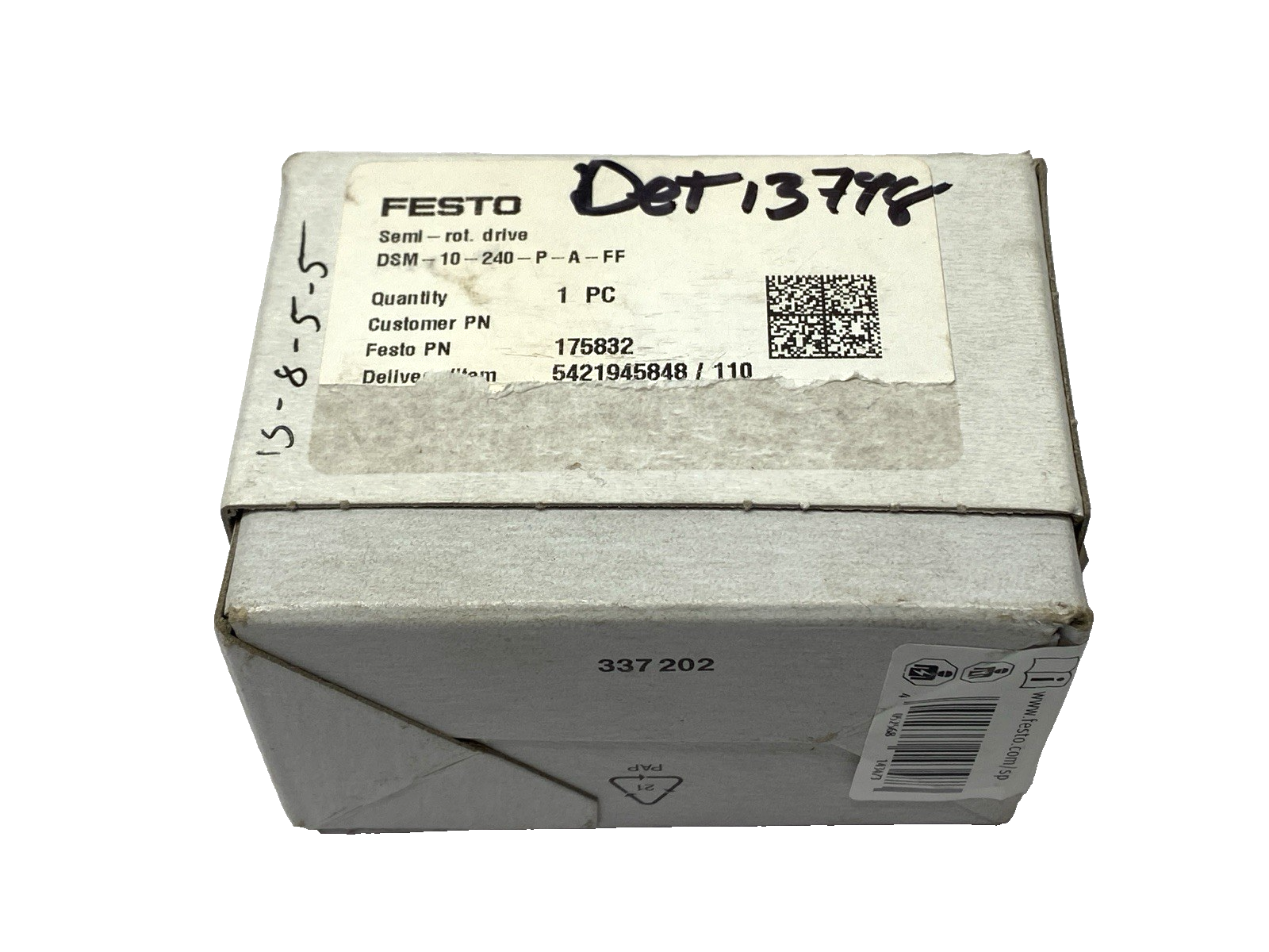 Festo DSM-10-240-P-A-FF Semi-Rotary Drive 175832 - Maverick Industrial Sales