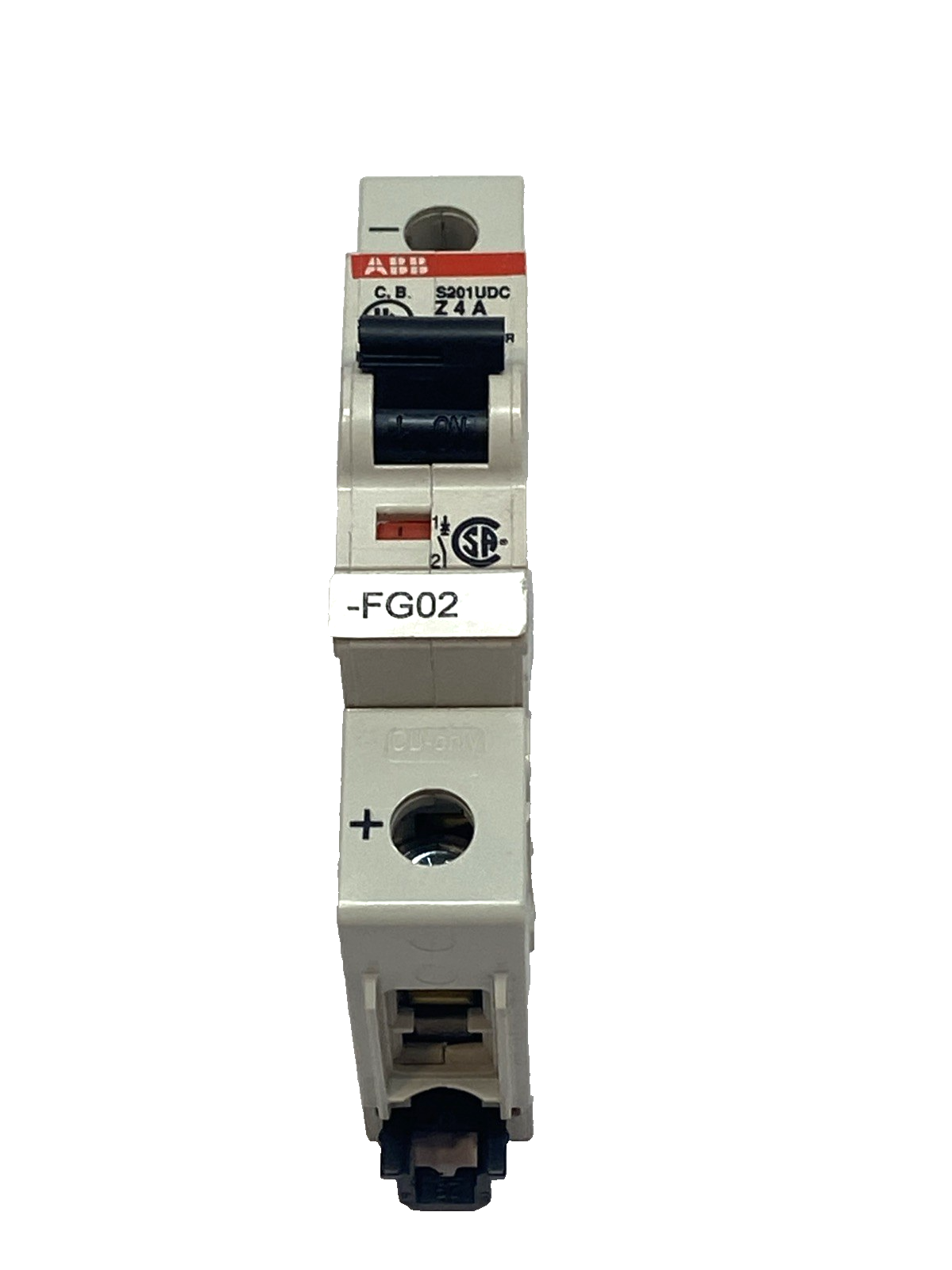 ABB S201UDC-Z4A Mini Circuit Breaker 4A 1P Z Curve 60VDC - Maverick Industrial Sales