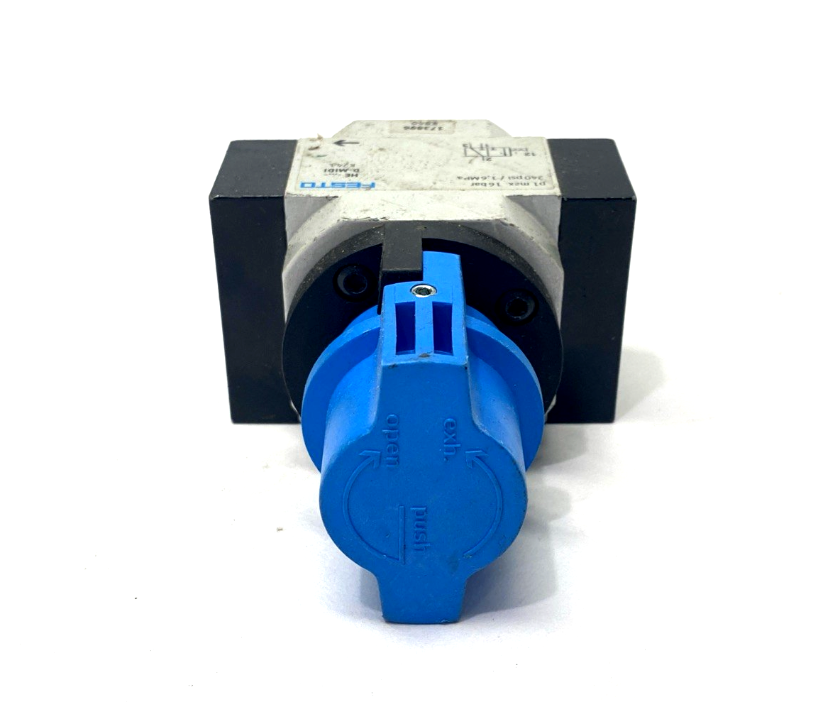 HE-1/2-D-MIDI-NPT | Festo Pneumatic On/Off Valve - Used - Maverick Industrial Sales