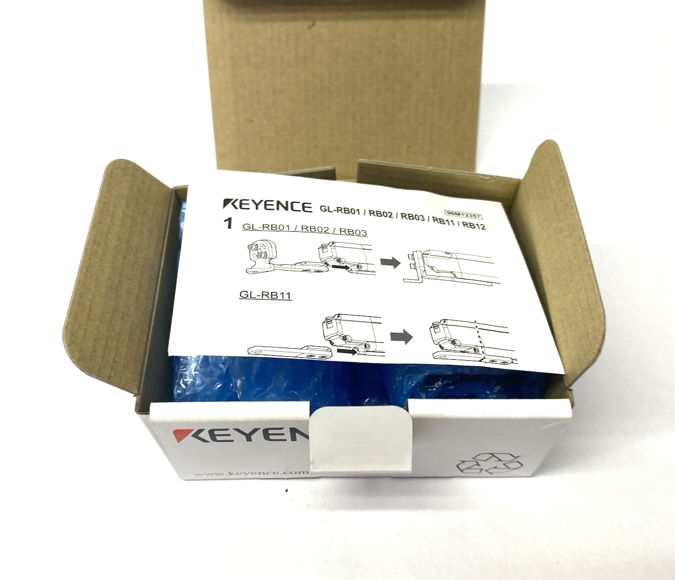 Keyence GL-RB12 L-Shape Mounting Brackets for Light Curtains SET OF 2 - Maverick Industrial Sales
