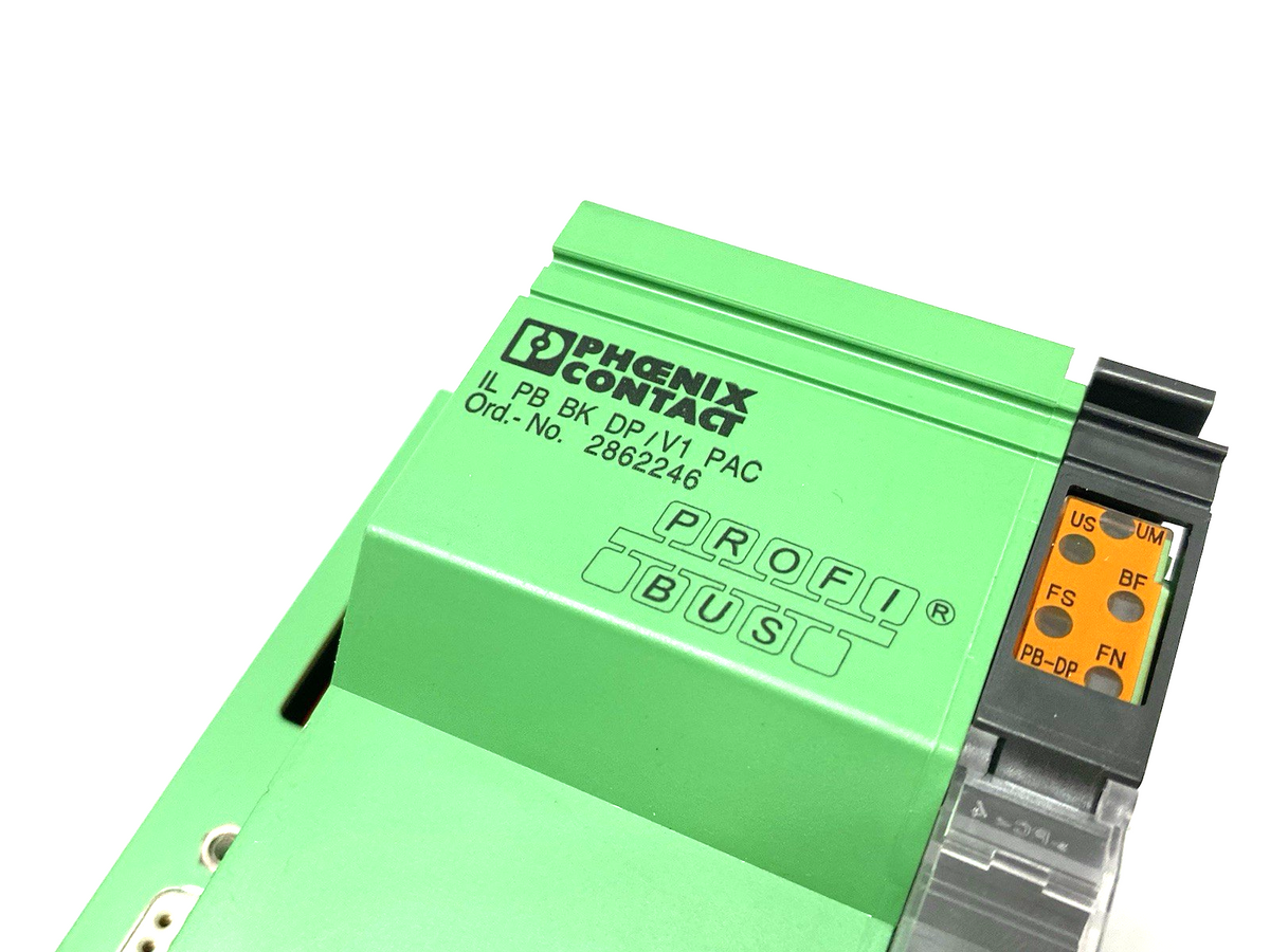 Phoenix Contact IL PB BK DP/V1-PAC Inline PROFIBUS DP Bus Coupler 2862246 - Maverick Industrial Sales