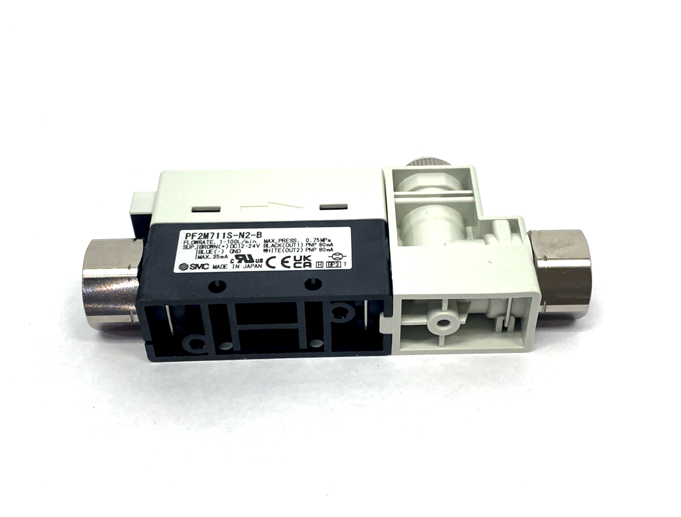 SMC PF2M711S-N2-B-S IO-Link Digital Air Flow Switch/Sensor - Maverick Industrial Sales
