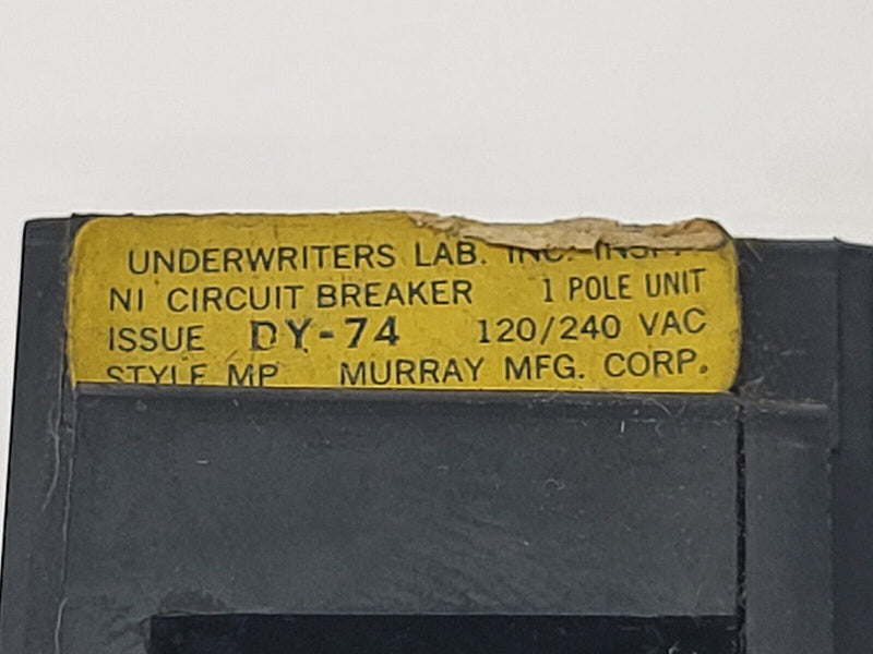 Murray DY-74 Circuit Breaker 1-Pole 30A - Maverick Industrial Sales