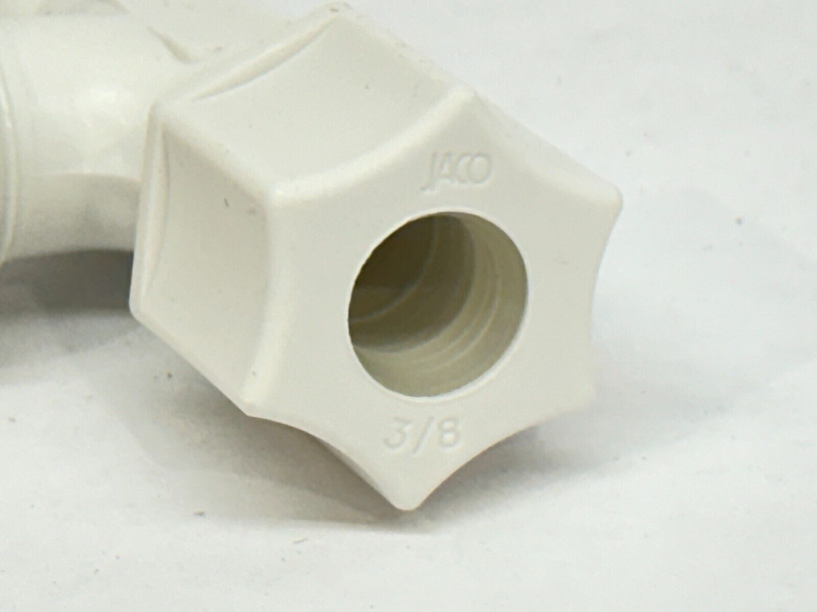 JACO 75-6-4-P-PG Polypropylene Male Run Tee 3/8 OD Tube x 1/4 MPT LOT OF 10 - Maverick Industrial Sales