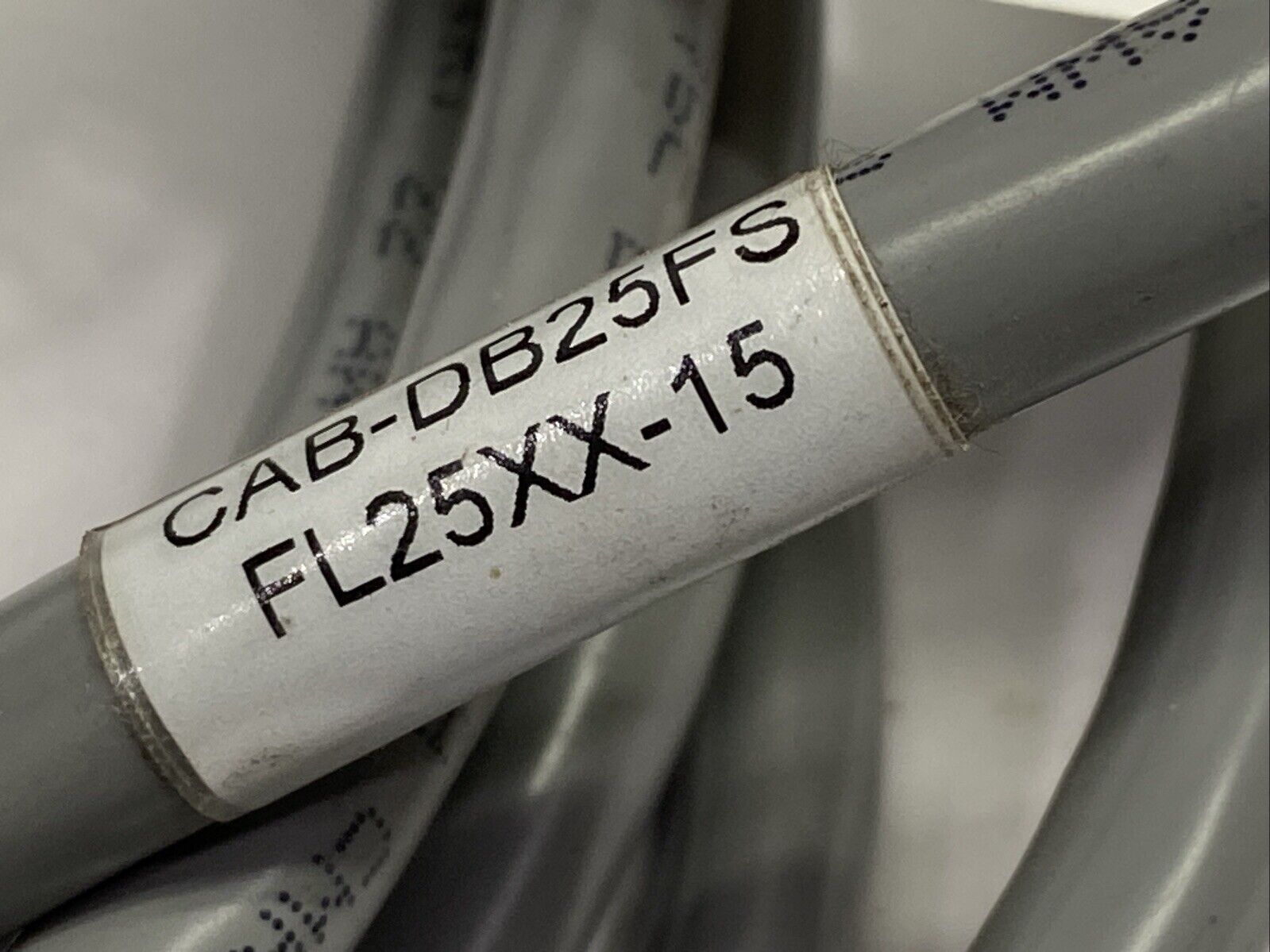 CAB-DB25FS FL25XX-15M Control Cable 25-Pin Sub D Female - Maverick Industrial Sales