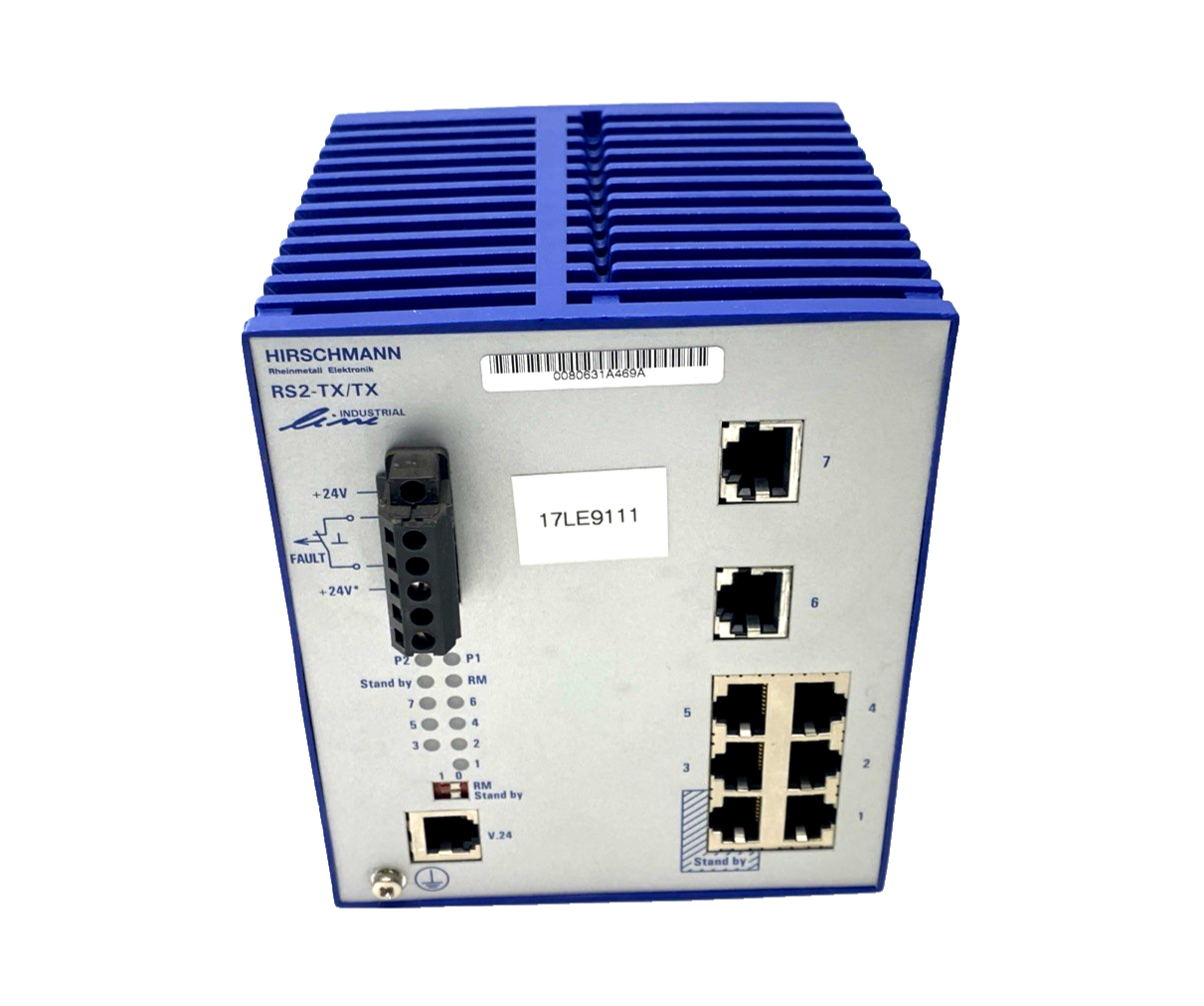 RS2-TX/TX | Hirschmann Industrial Ethernet Switch, Rail Switch - Used - Maverick Industrial Sales