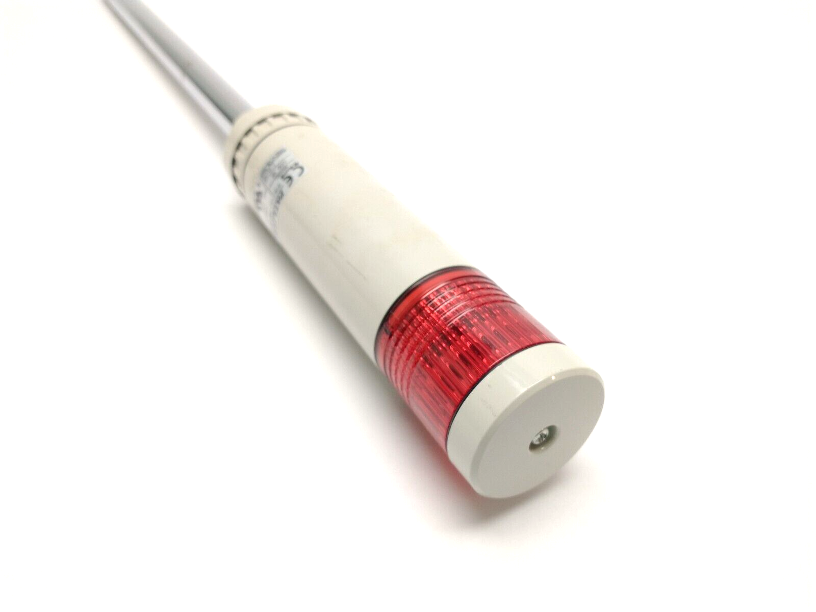 Patlite LCE-102-R Audible Signal Tower Stack Light, Red, 24V AC/DC - Maverick Industrial Sales